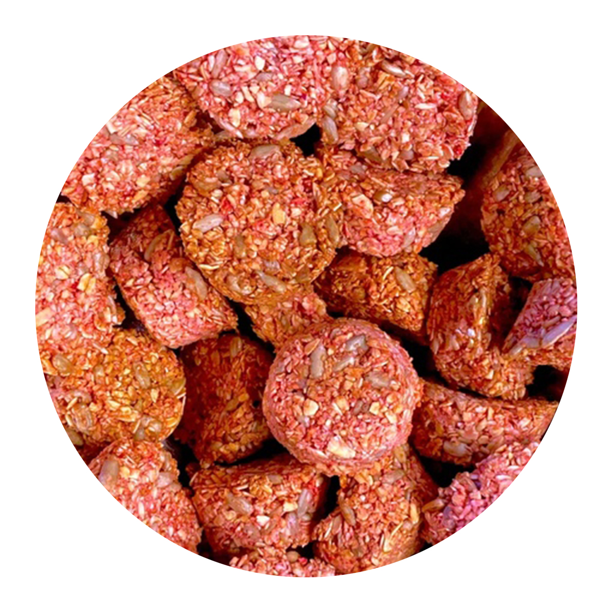 Хрумки для лошади "С клубникой" 950 г. Хрумки для лошади "С клубникой" 950 г.