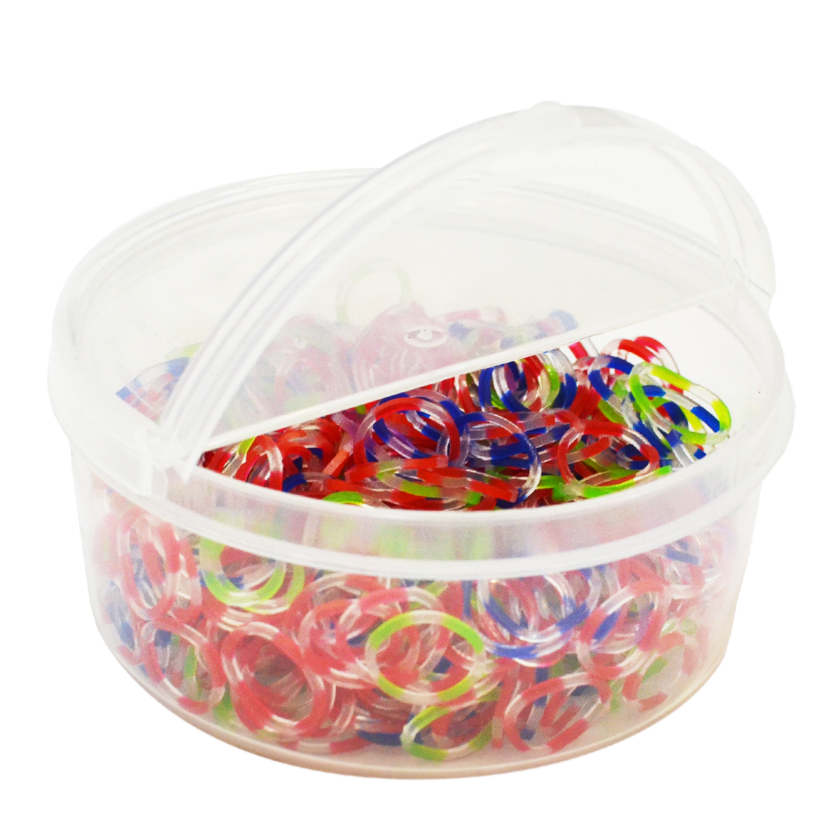 Резинки для гривы силиконовые пестрые Резинки для гривы силиконовые пестрые