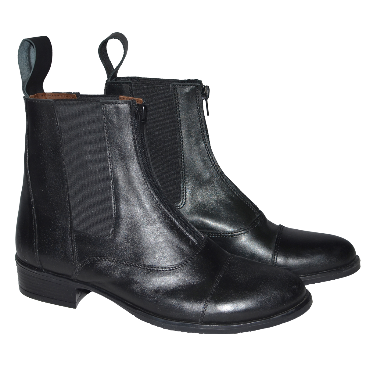 Ботинки зимние c мехом из натуральной овчины с молнией спереди для верховой езды, пара Ботинки зимние c мехом из натуральной овчины с молнией спереди для верховой езды, пара