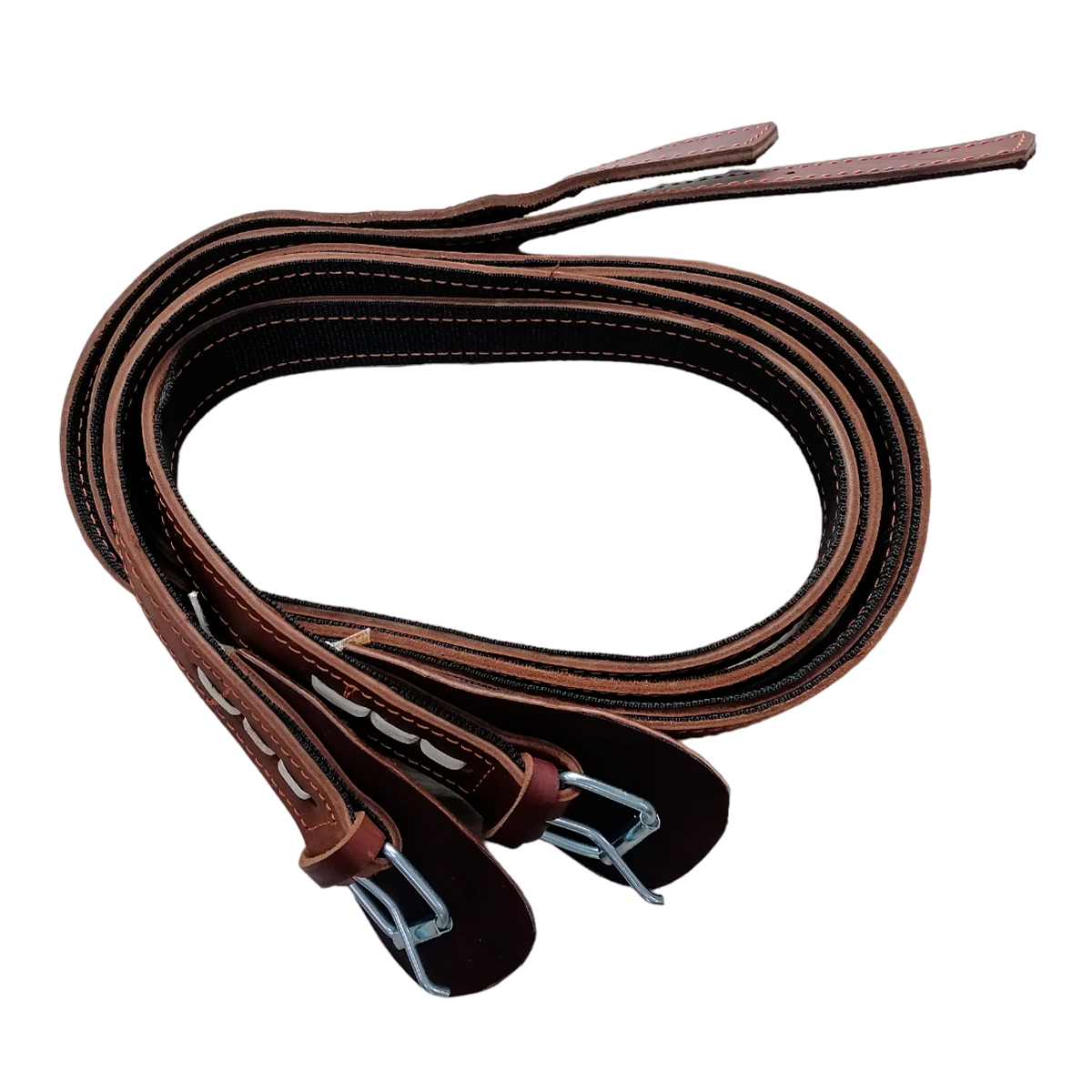 Подпруга кожаная для кавалерийского седла Farmer, пара