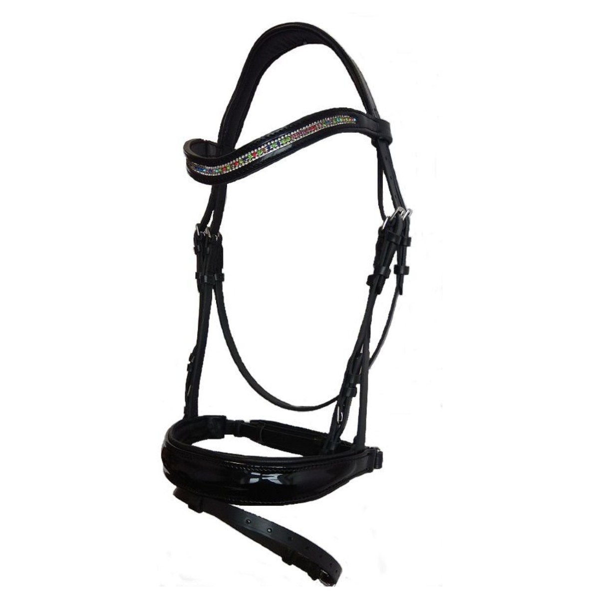 Оголовье трензельное с лаковым капсюлем Оголовье трензельное с лаковым капсюлем