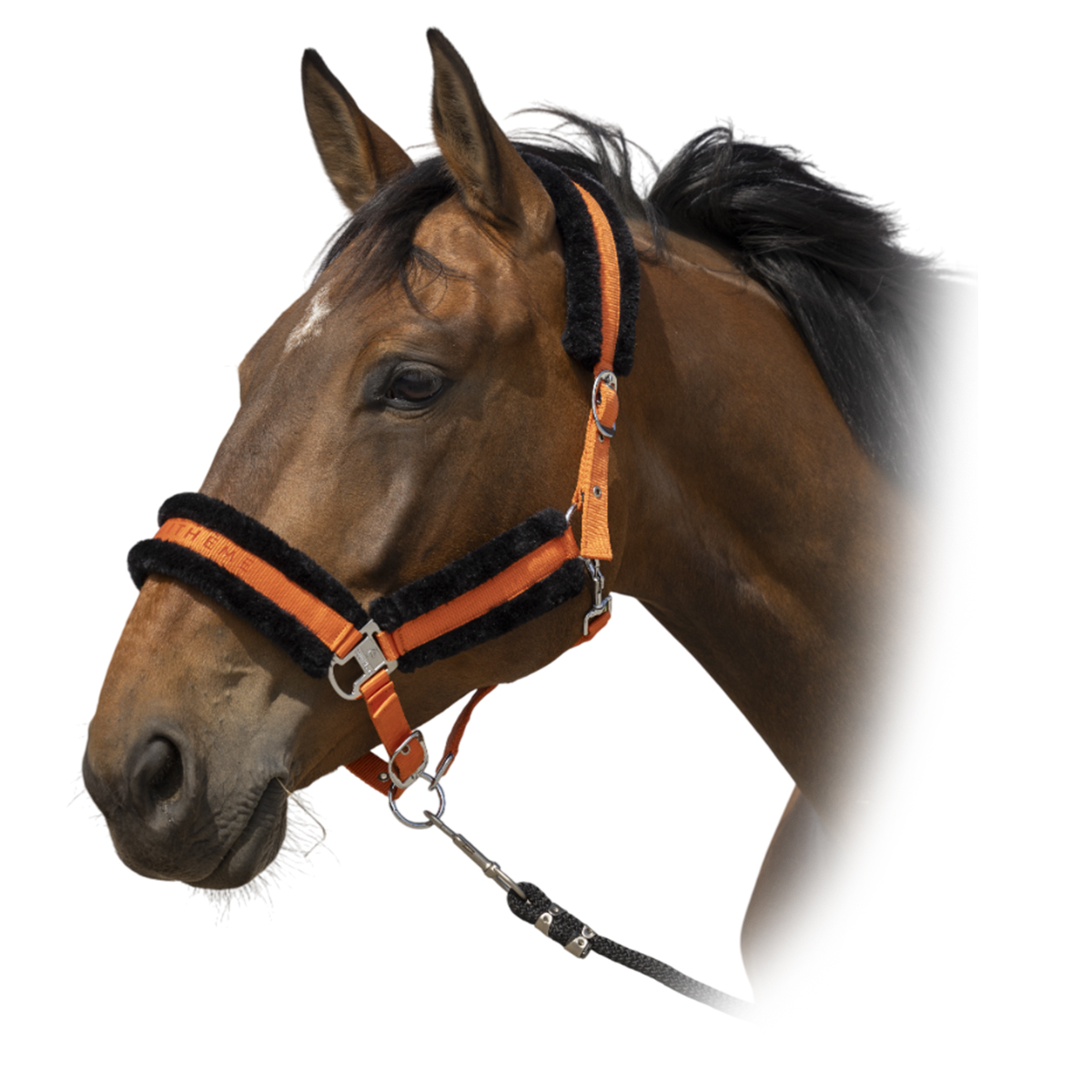 Недоуздок с мехом EK "Nylon Mouton", 510253