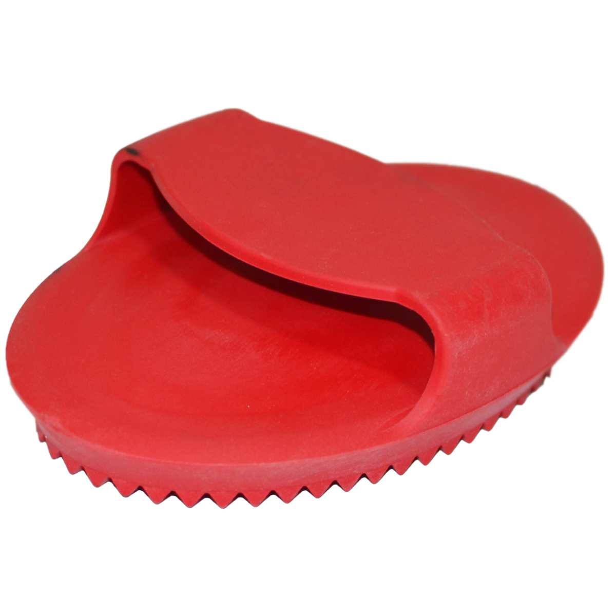 Скребница "EQUIMAN" резиновая большая для лошади