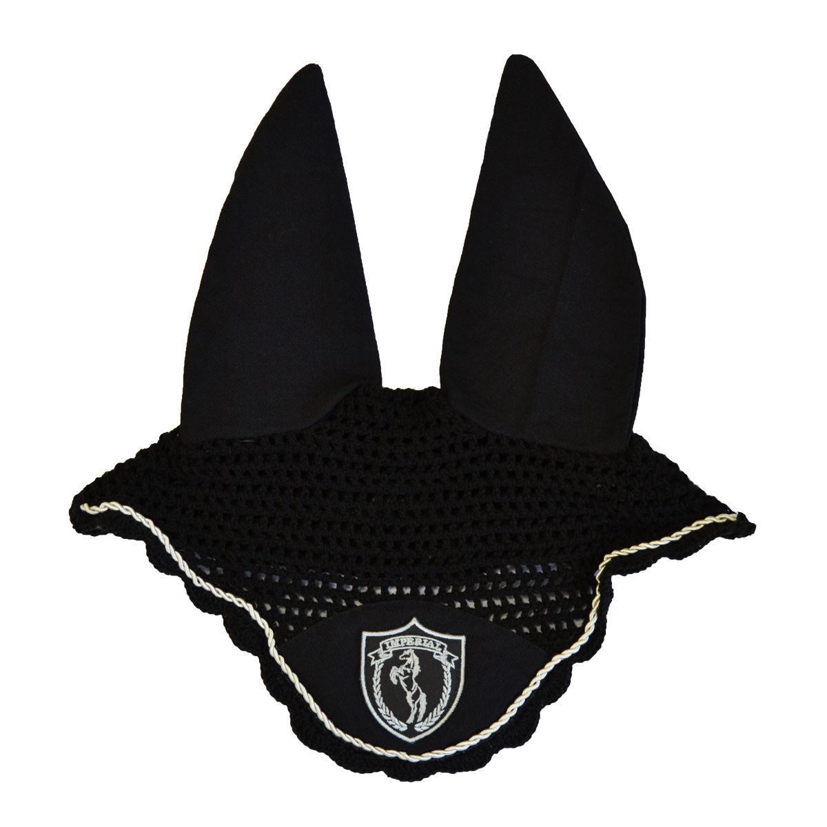 Капор "Уши" с вышивкой для лошади Капор "Уши" с вышивкой для лошади