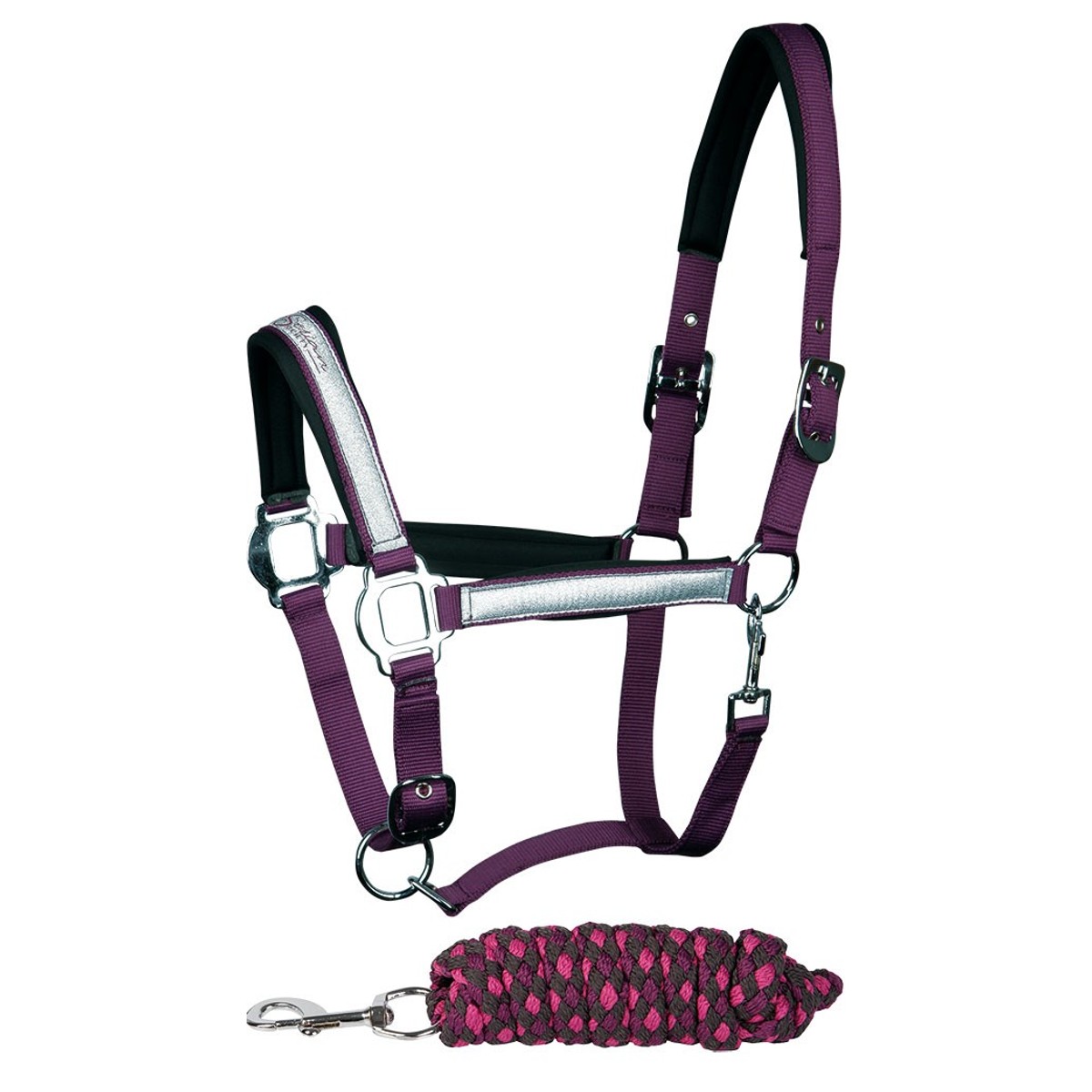 Комплект (недоуздок+чумбур) Glitter Комплект (недоуздок+чумбур) Glitter