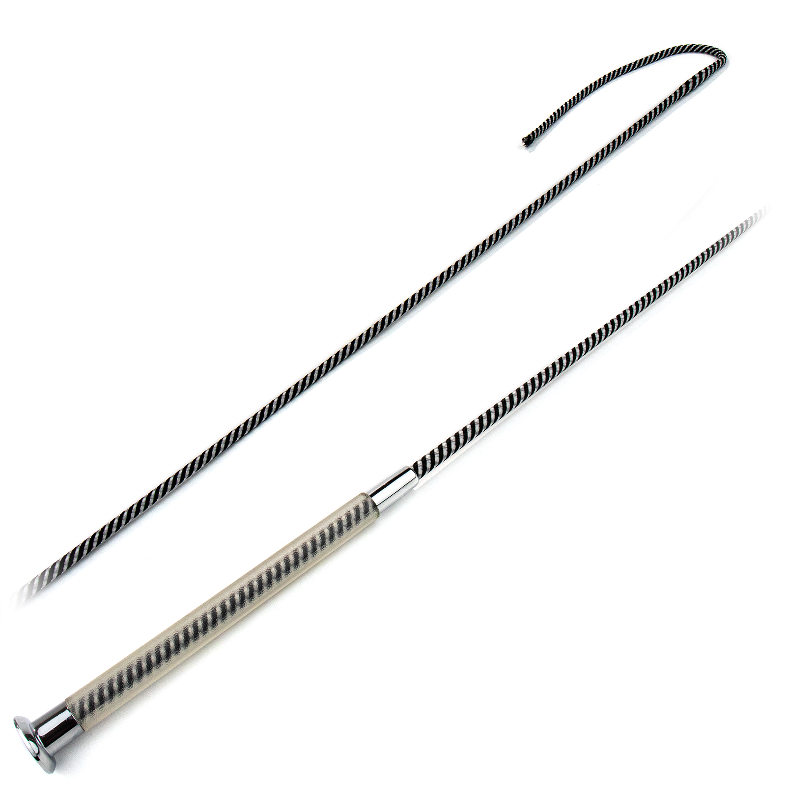 Хлыст выездковый "EQUIMAN" двухцветный с пластиковой ручкой Хлыст выездковый "EQUIMAN" двухцветный с пластиковой ручкой