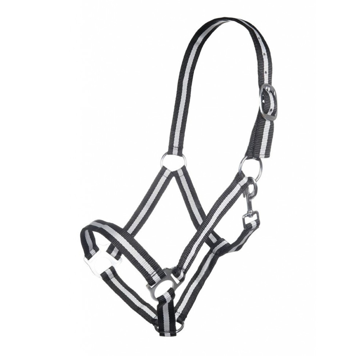 Недоуздок нейлоновый  в полоску "Genf"