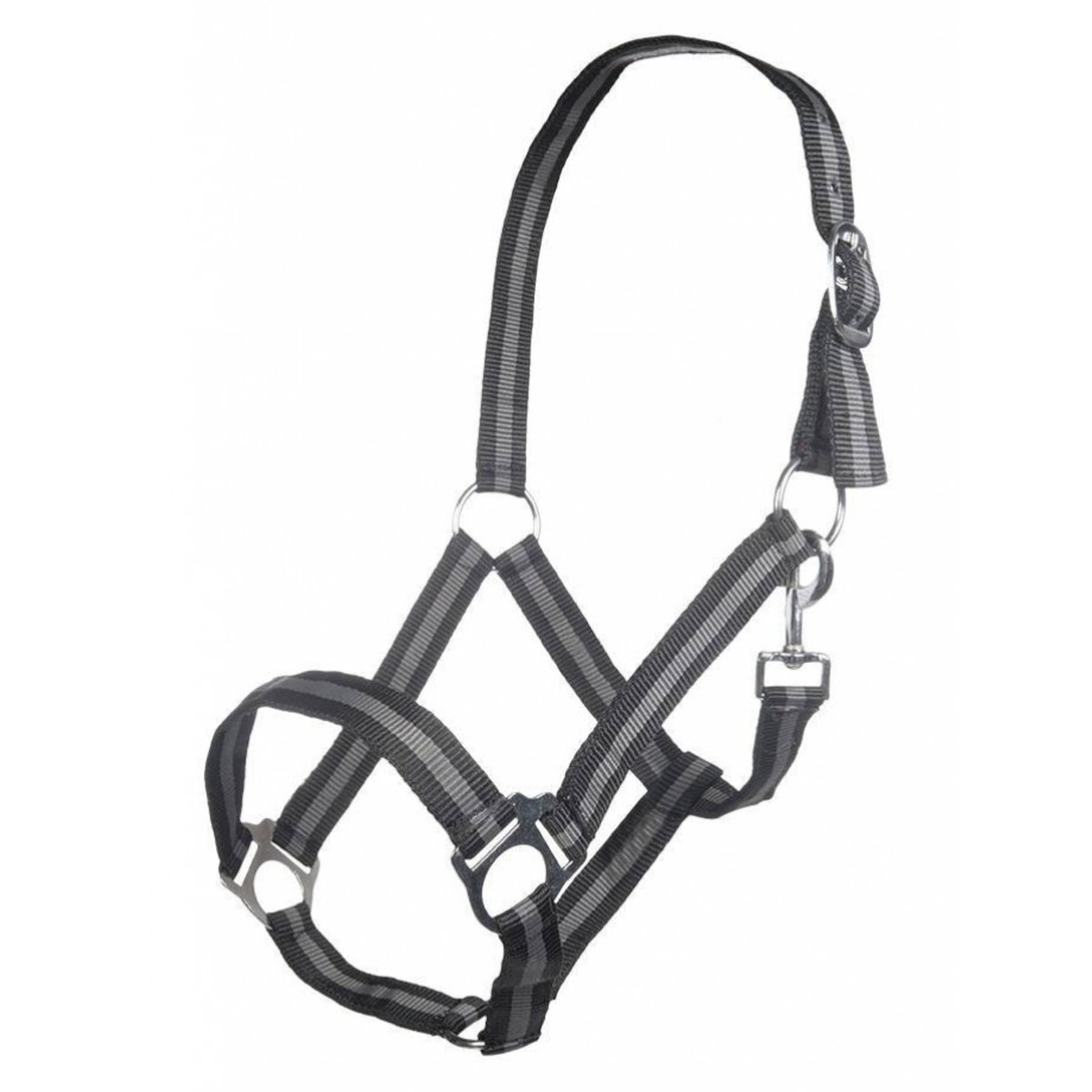 Недоуздок нейлоновый  в полоску "Genf"