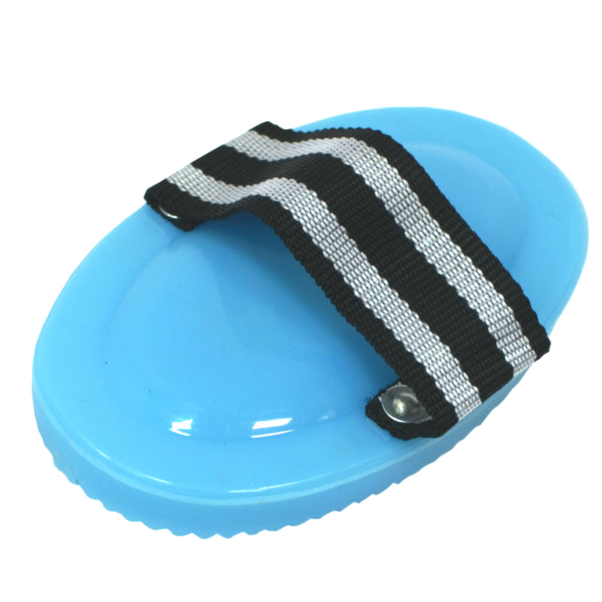 Скребница с ремешком "EQUIMAN" из пластика для лошади Скребница с ремешком "EQUIMAN" из пластика для лошади