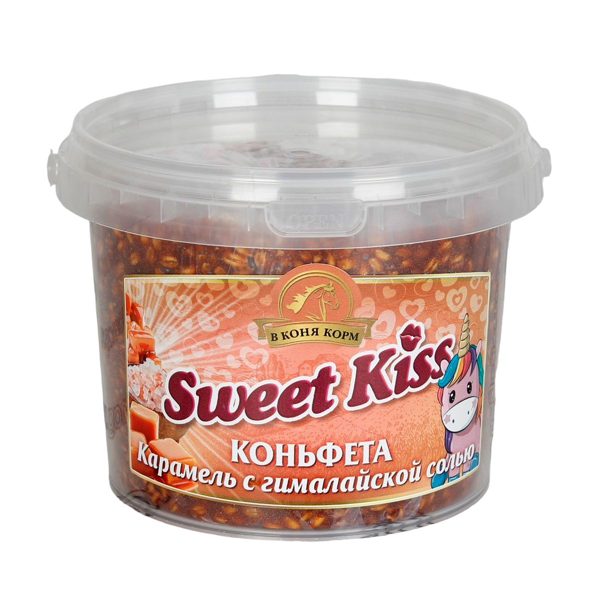 Лакомство д/лошади Sweet Kiss "Карамель с гималайской солью" 1 кг. арт.60450