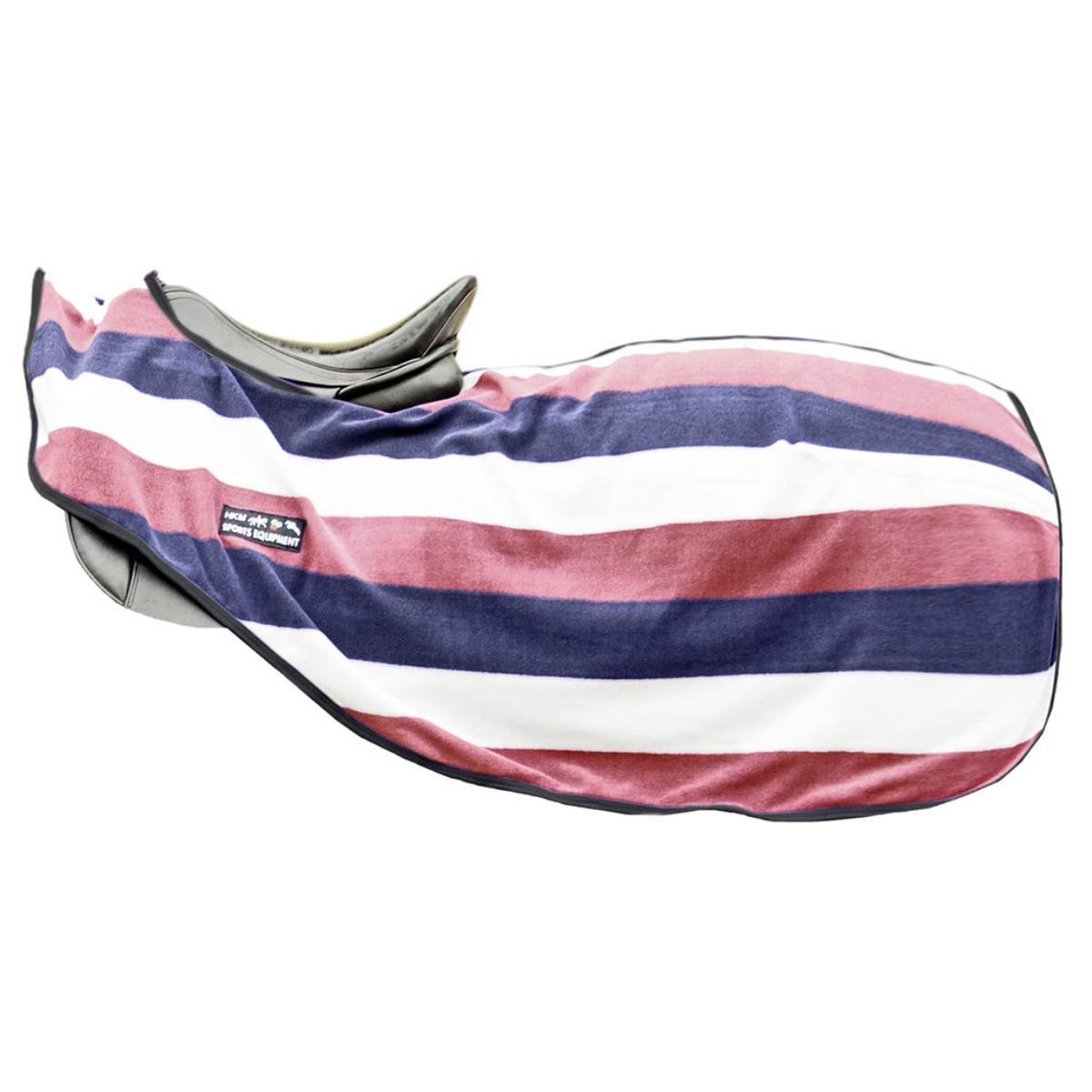 Полупопона флисовая "Fasion Stripes"  для лошади Полупопона флисовая "Fasion Stripes"  для лошади