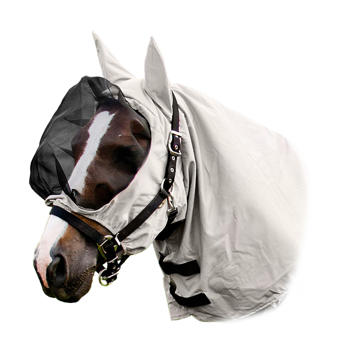 Капор с маской от насекомых для лошади Капор с маской от насекомых для лошади