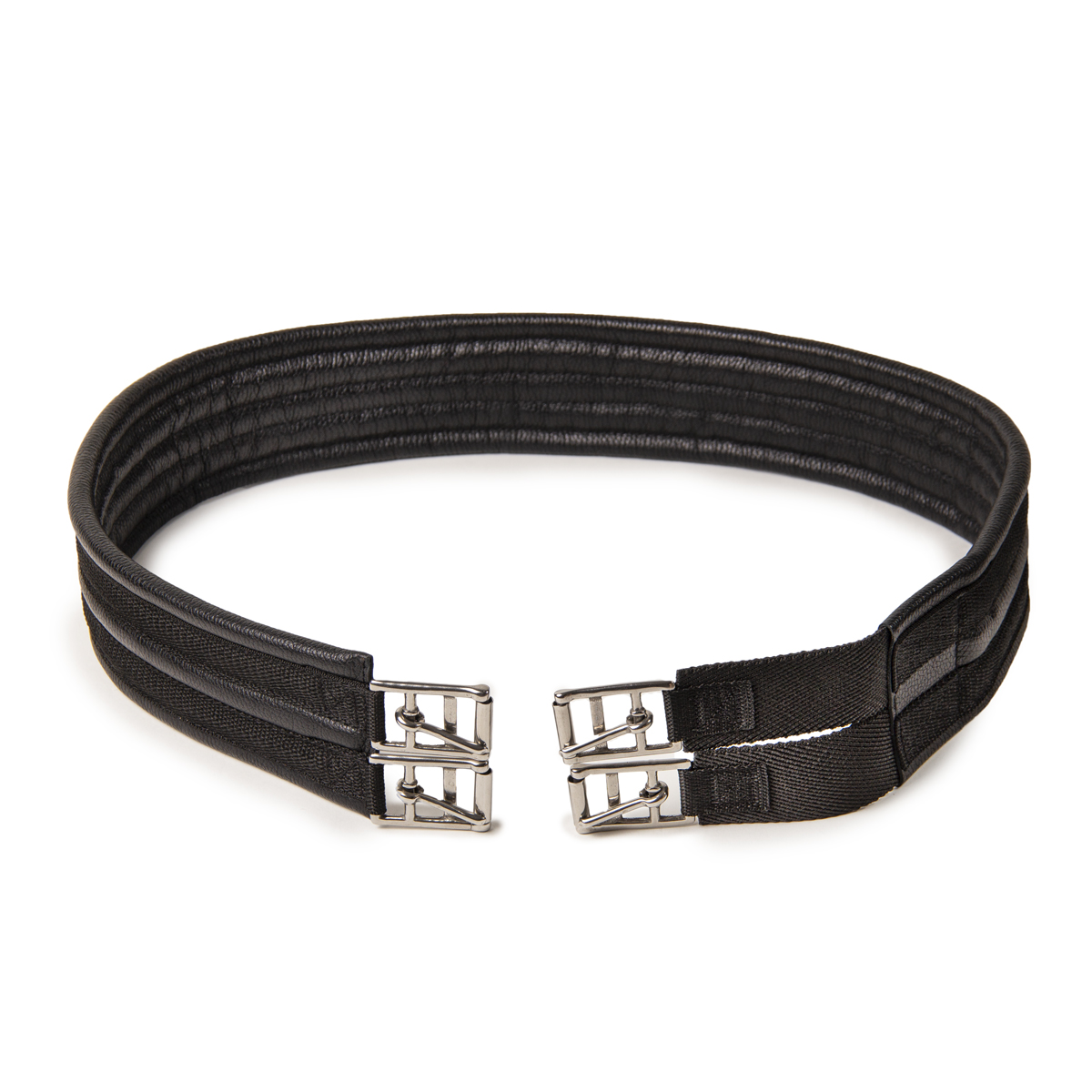 Подпруга кожаная TAYGA с эластичными резинками с одной стороны Подпруга кожаная TAYGA с эластичными резинками с одной стороны