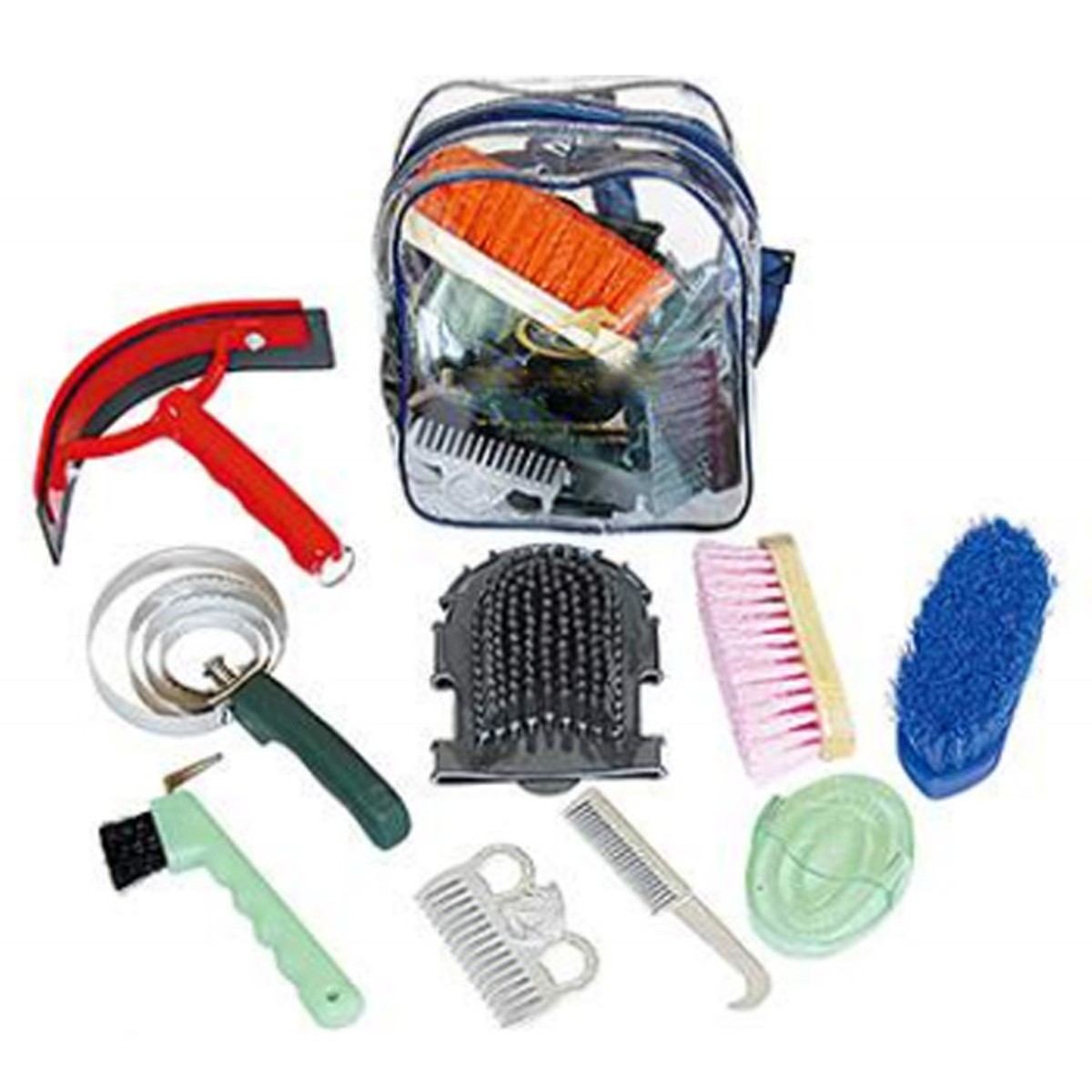 Набор щеток в рюкзачке "EQUIMAN" (9 предметов)