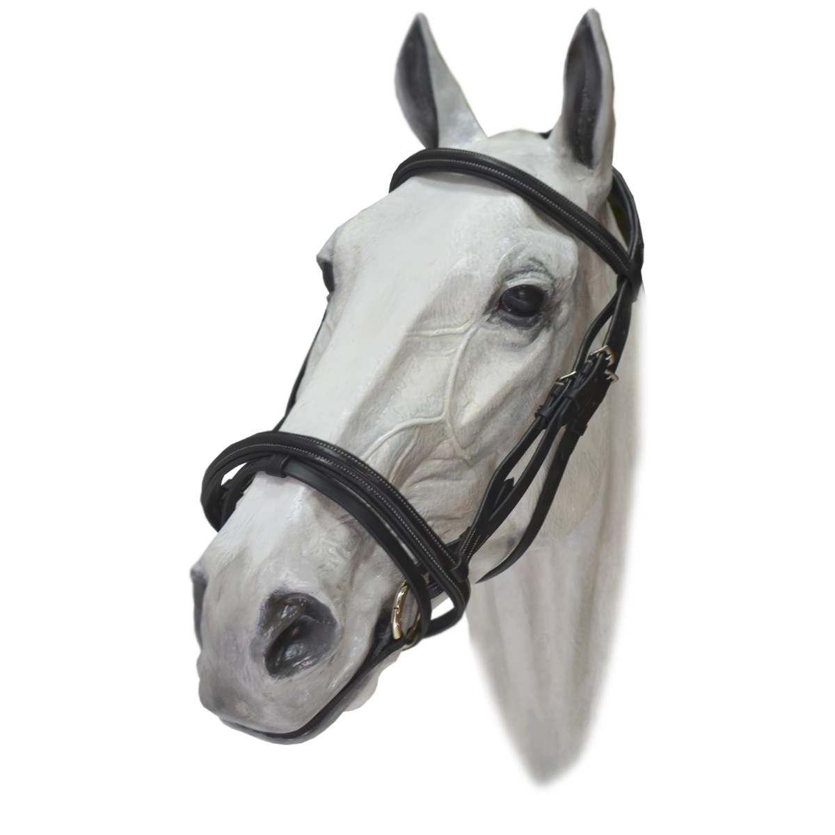 Оголовье трензельное "EQUIMAN" с контрастной отстрочкой Оголовье трензельное "EQUIMAN" с контрастной отстрочкой