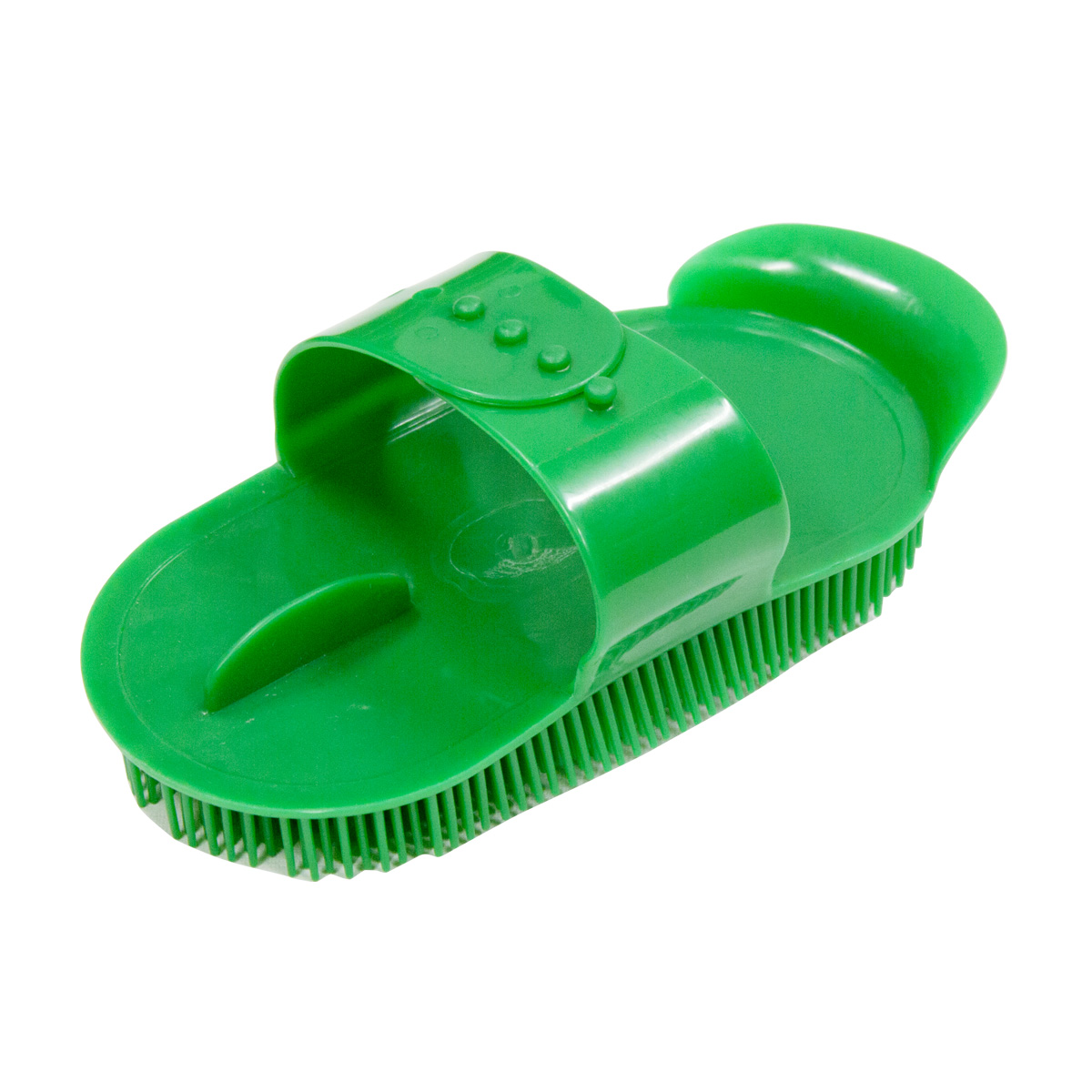 Скребница "EQUIMAN" пластиковая большая для лошади