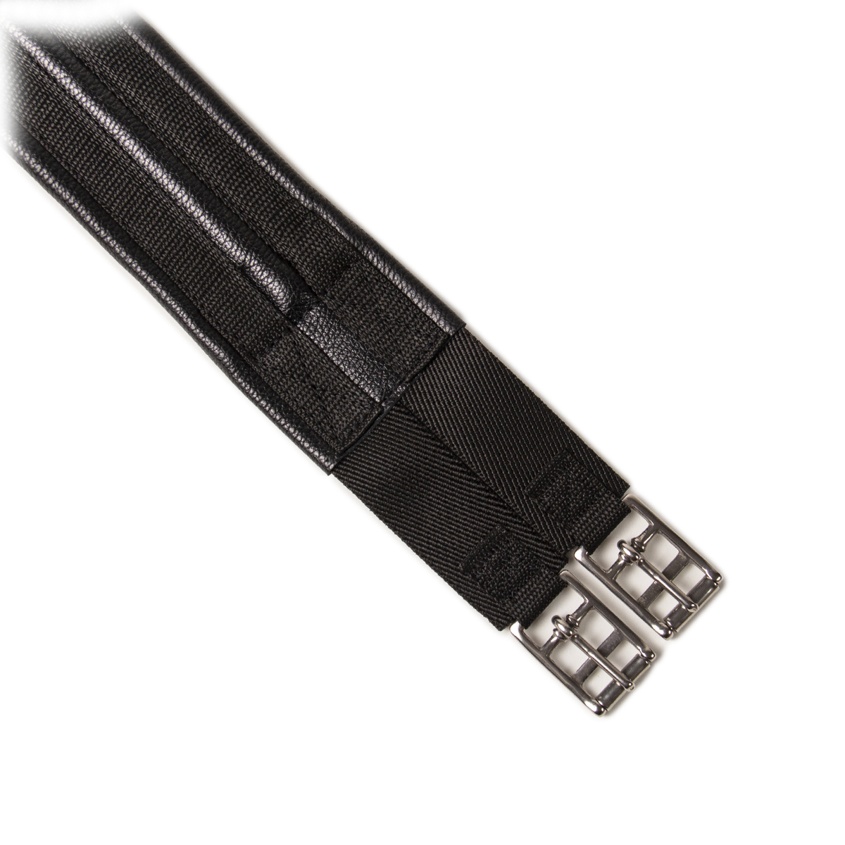 Подпруга кожаная TAYGA с эластичными резинками с одной стороны Подпруга кожаная TAYGA с эластичными резинками с одной стороны