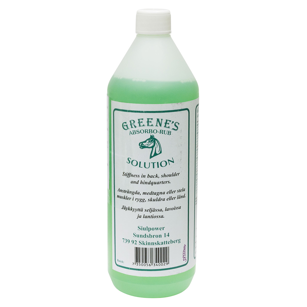 Линимент «Greene’s Absorbo-Rub Solution», 1 л, 40111