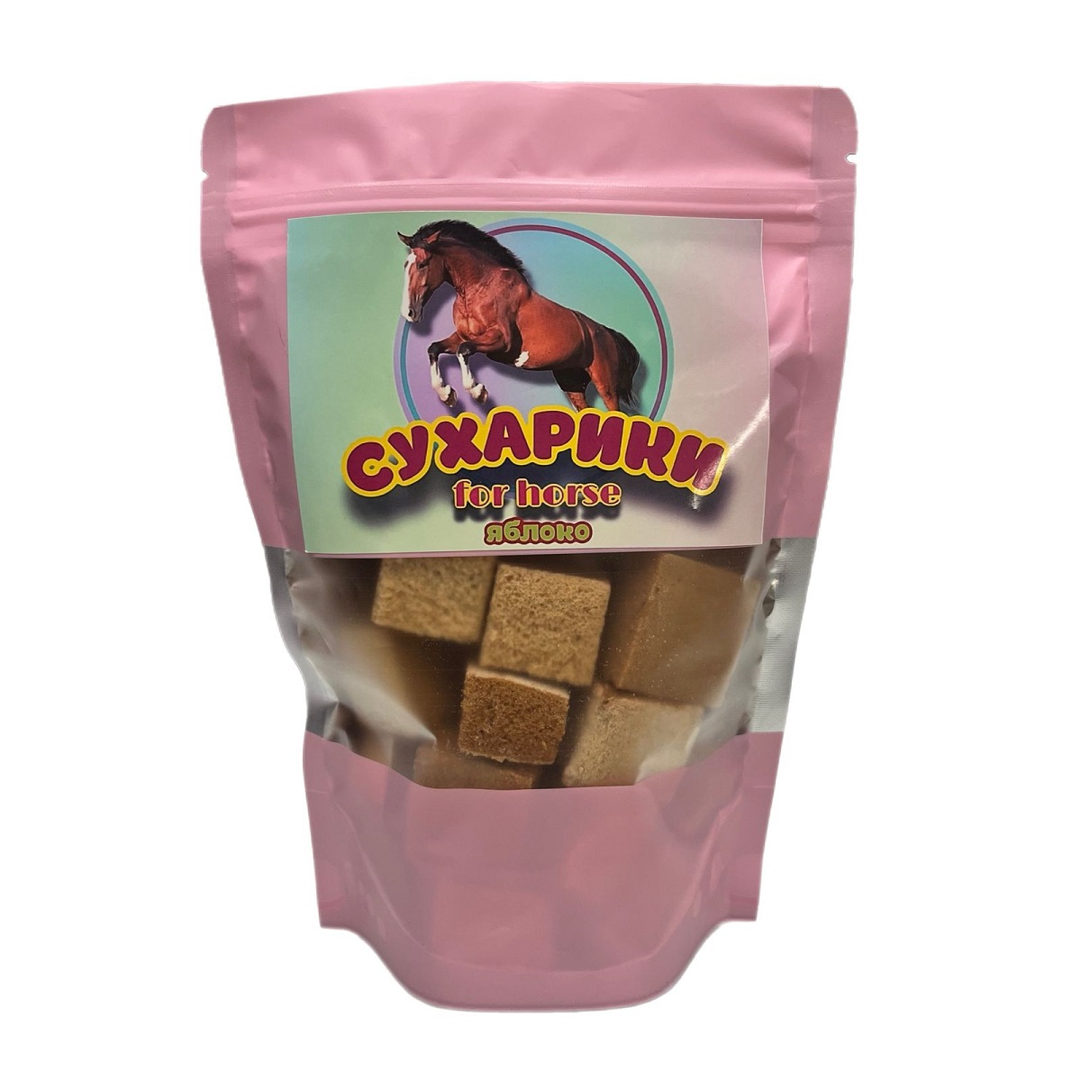 Сухарики для лошади "Яблоко" 100 г. Сухарики для лошади "Яблоко" 100 г.