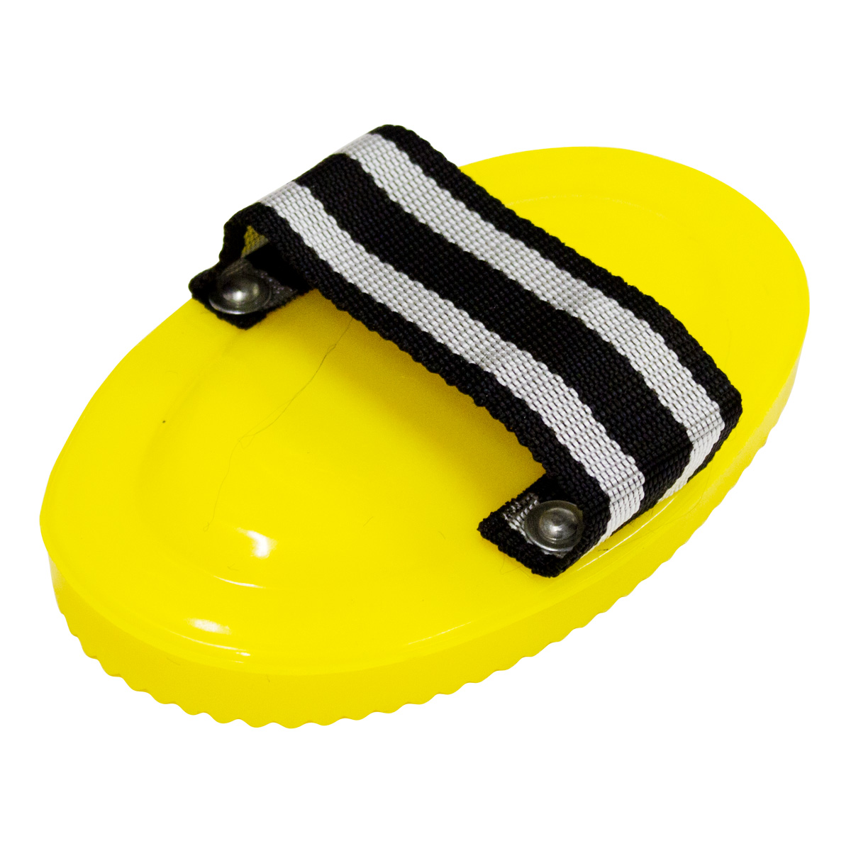 Скребница с ремешком "EQUIMAN" из пластика для лошади Скребница с ремешком "EQUIMAN" из пластика для лошади