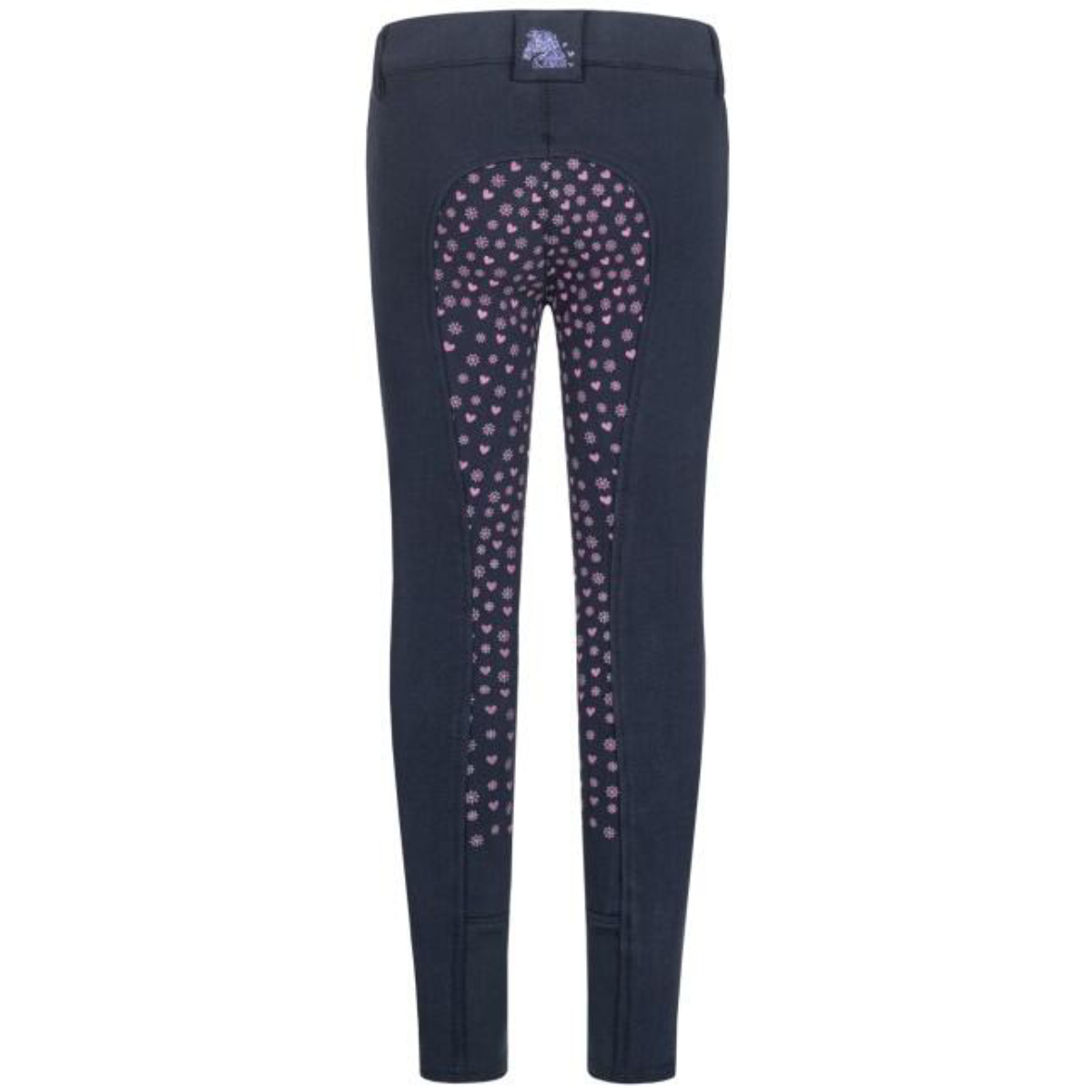 Бриджи зимние детские для верховой езды "Lucky Gisa" с полной силиконовой леей 