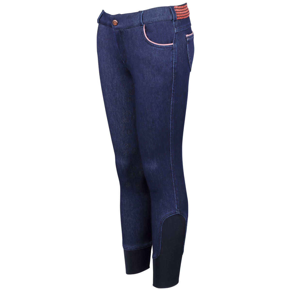 Бриджи детские с полной леей "Denim LouLou Montecristo" для верховой езды Бриджи детские с полной леей "Denim LouLou Montecristo" для верховой езды