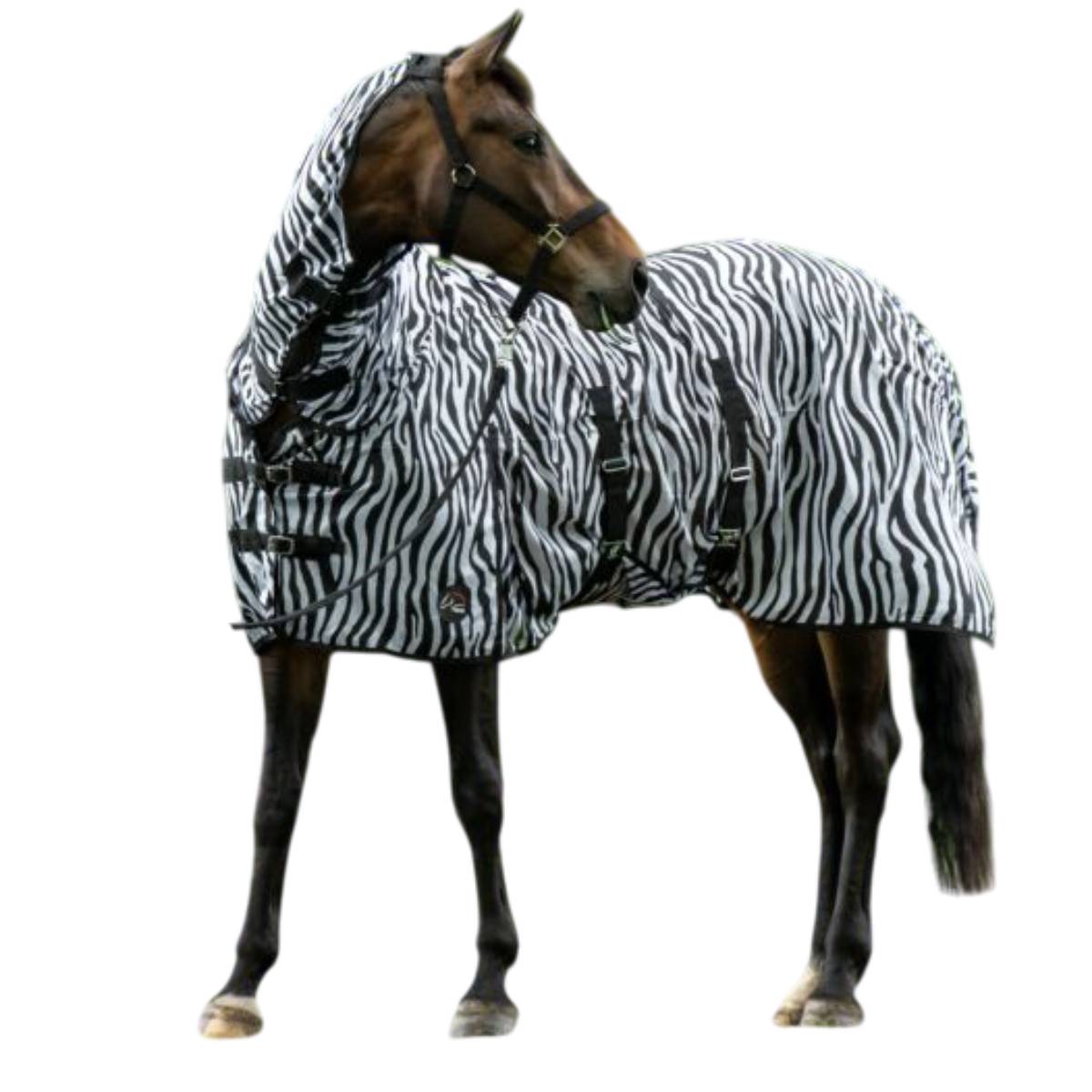Попона противомоскитная HKM "Zebra" для лошади