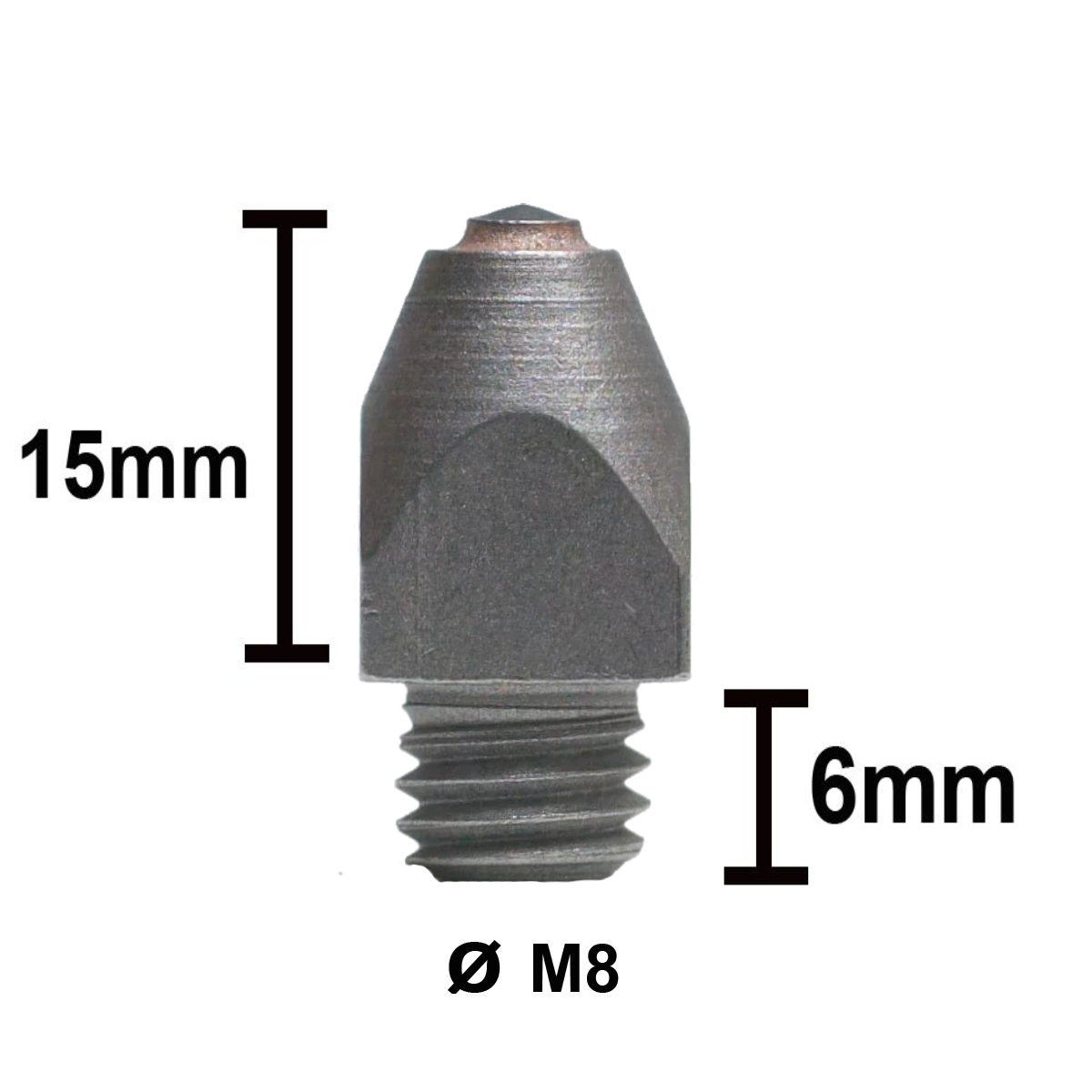 Шипы для подков М8 с победитовой вставкой, шт Шипы для подков М8 с победитовой вставкой, шт