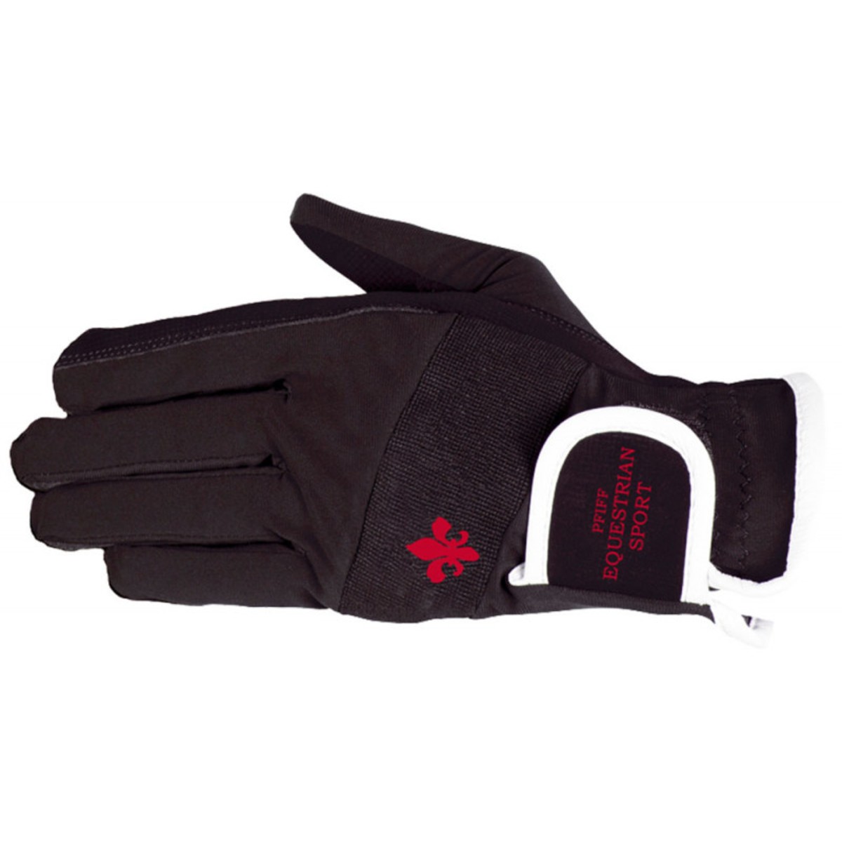 Перчатки эластичные на липучке "Pfiff" для верховой езды, пара