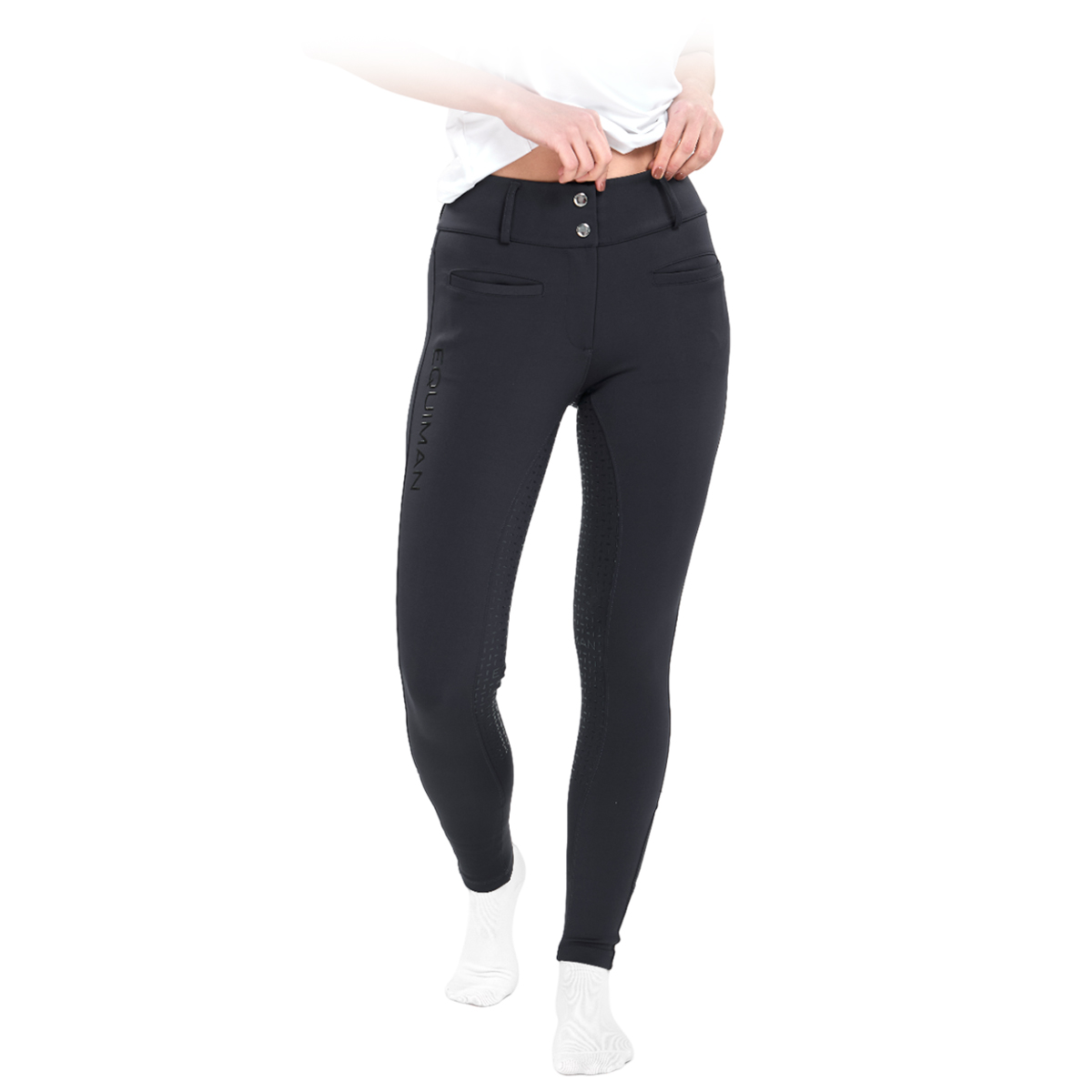 Бриджи женские зимние "EQUIMAN" для верховой езды с полной силиконовой леей Бриджи женские зимние "EQUIMAN" для верховой езды с полной силиконовой леей