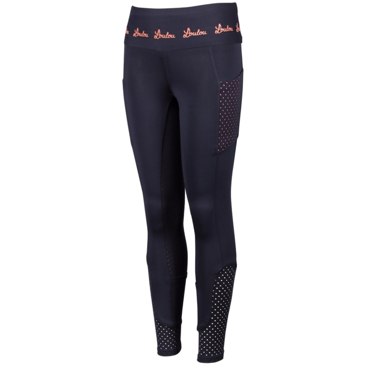 Лосины детские "Equitights LouLou Soroa" для верховой езды с полной силиконовой леей 