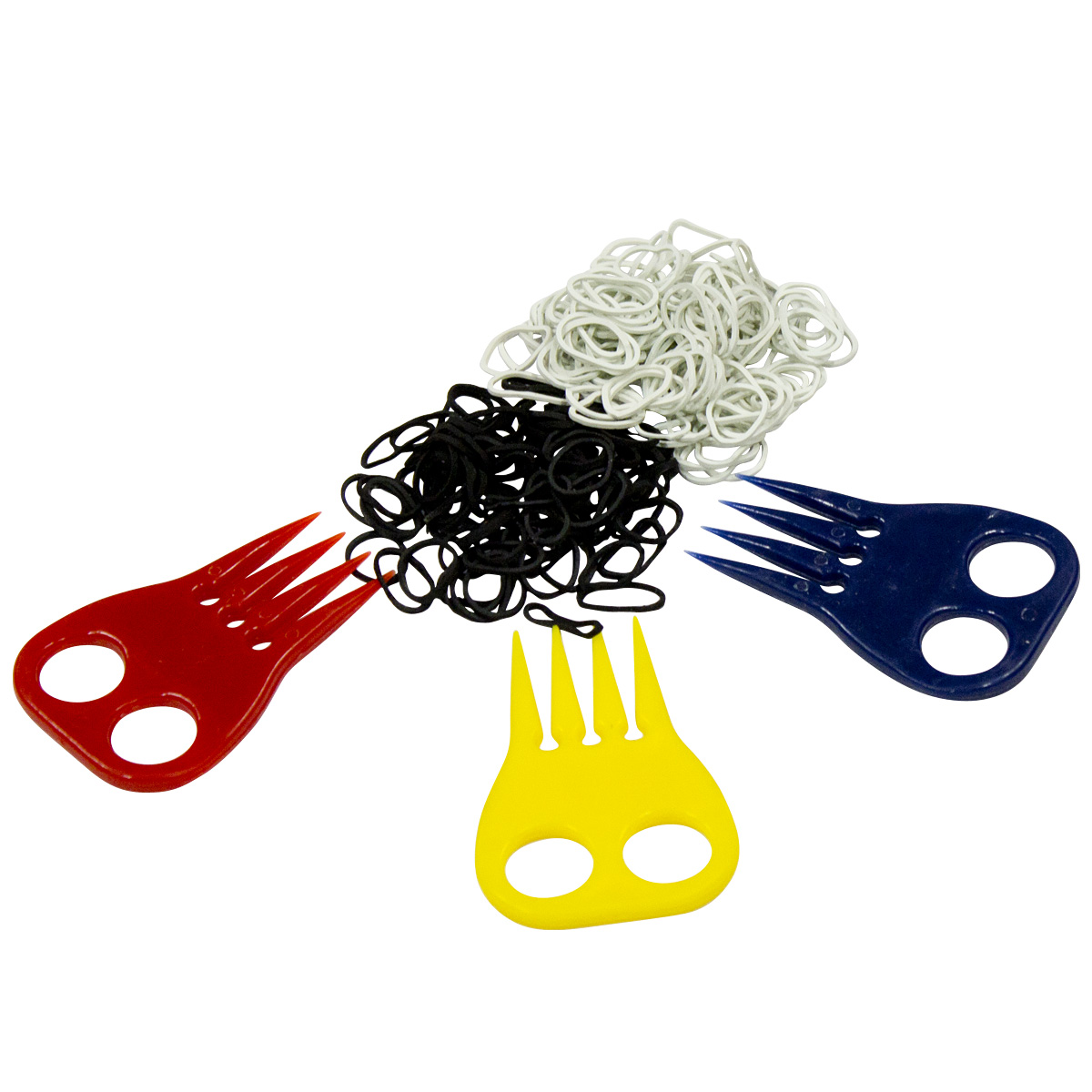 Резинки для гривы "EQUIMAN" с гребешком Резинки для гривы "EQUIMAN" с гребешком