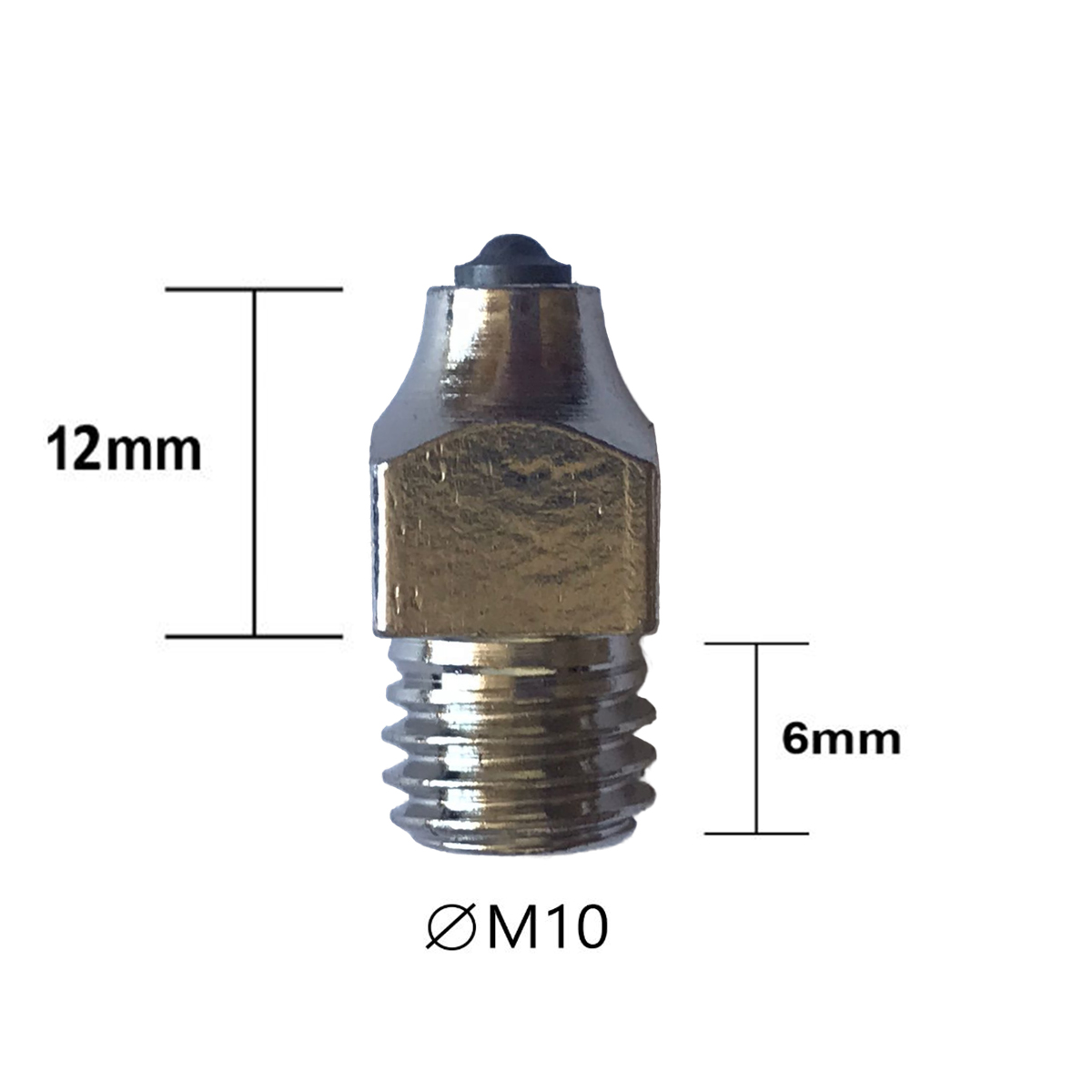 Шипы для подков М10 с победитовой вставкой, шт