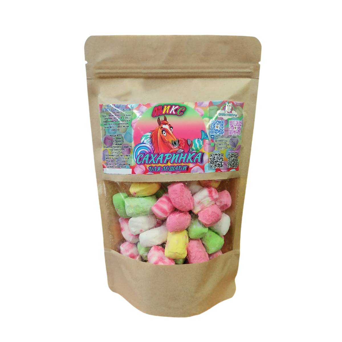 Лакомство для лошади "Сахаринка" 250 г. Лакомство для лошади "Сахаринка" 250 г.