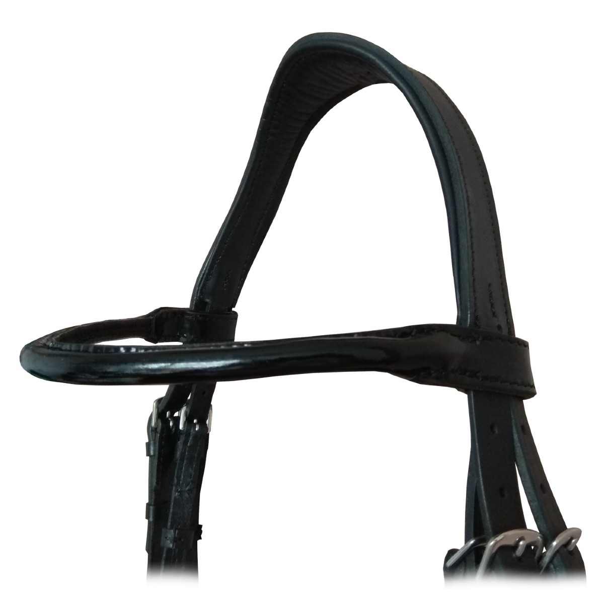 Оголовье трензельное с круглым налобником Оголовье трензельное с круглым налобником