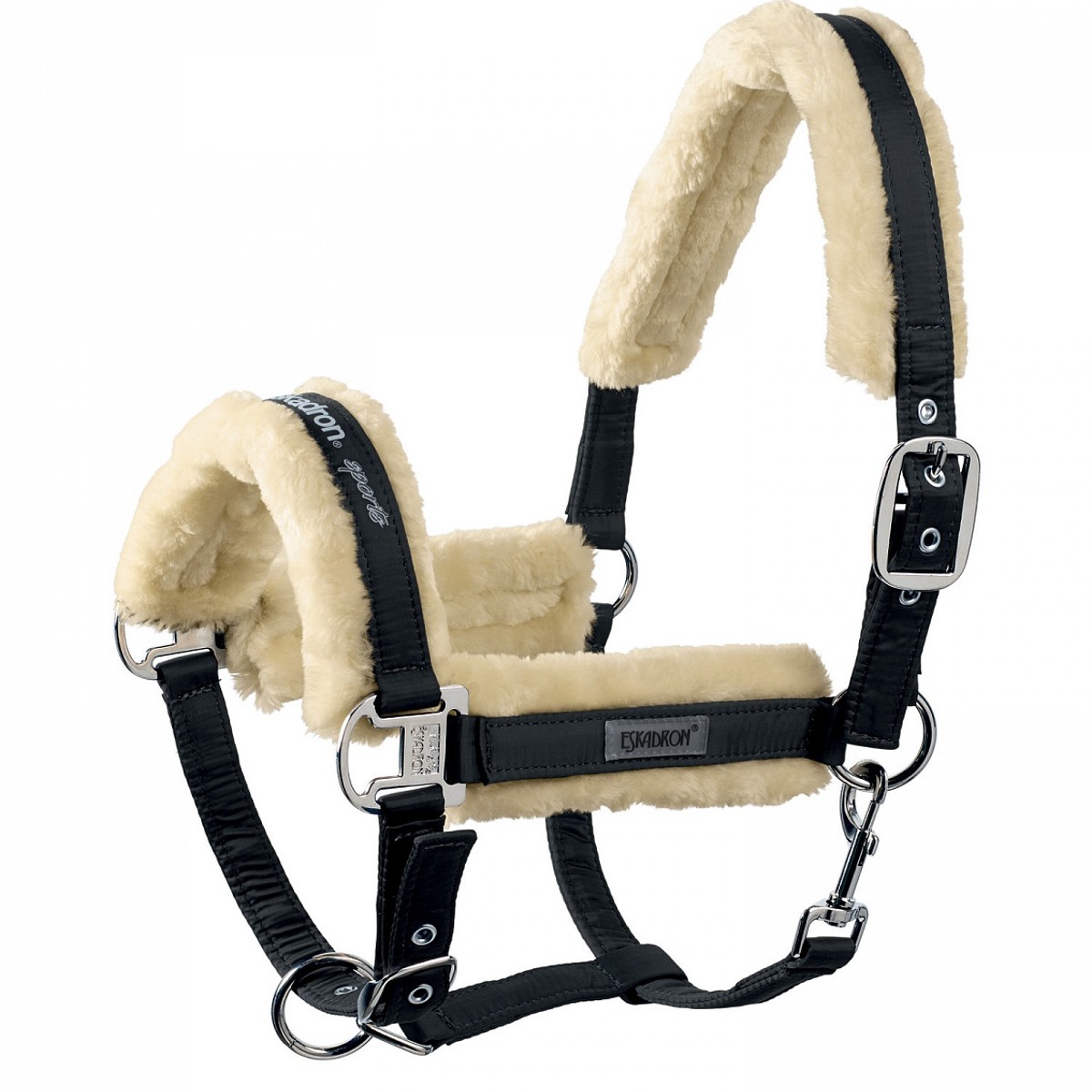 Недоуздок с исусственным мехом ESKADRON FAUXFUR PIN BUCKLE