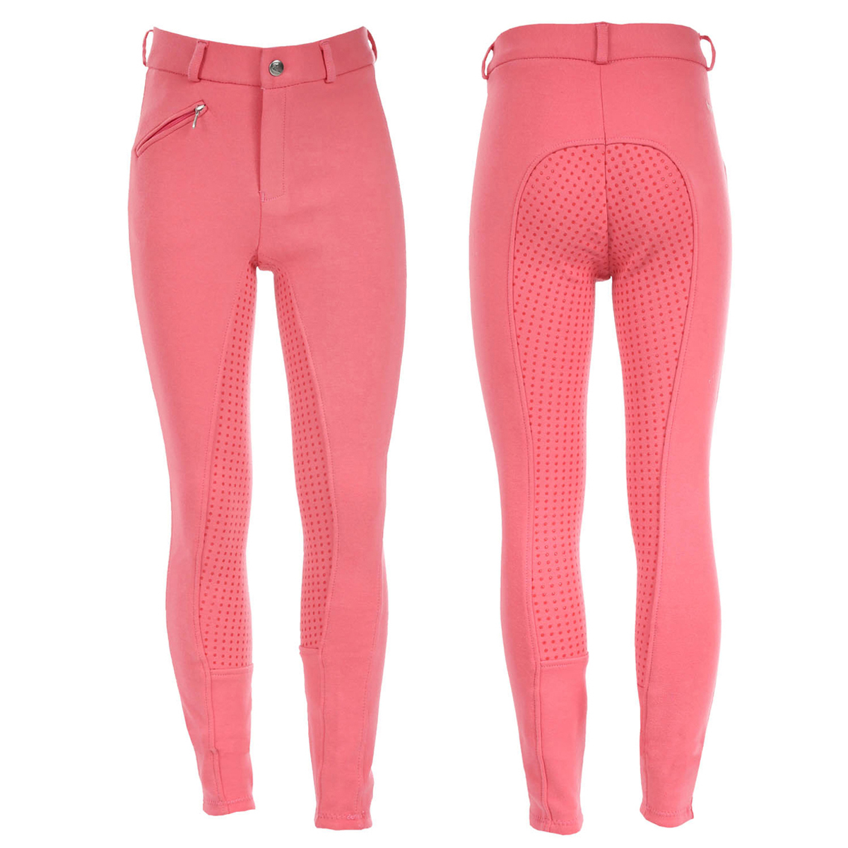 Бриджи детские для верховой езды "Horze Active" с полной силиконовой леей