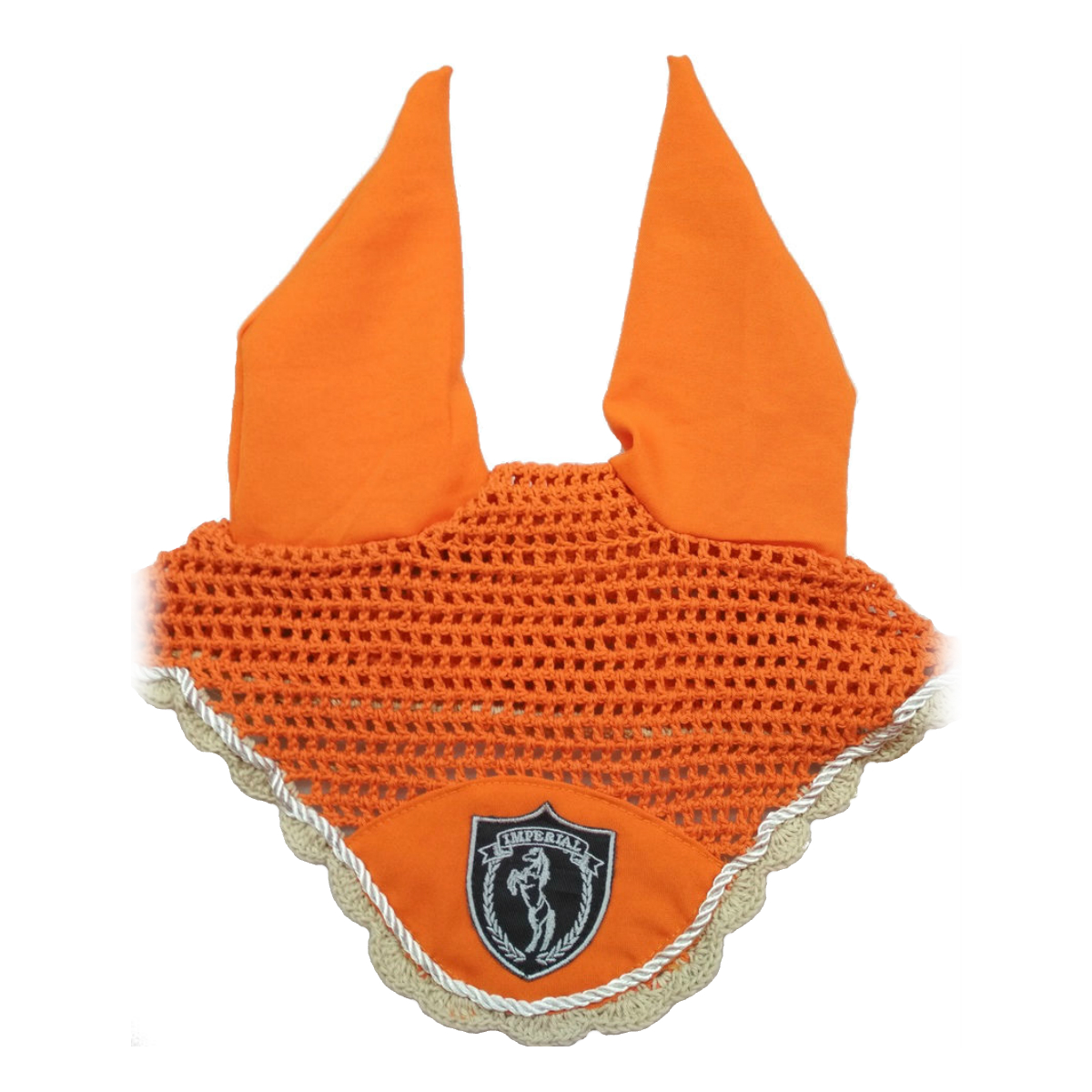 Капор "Уши" с вышивкой для лошади