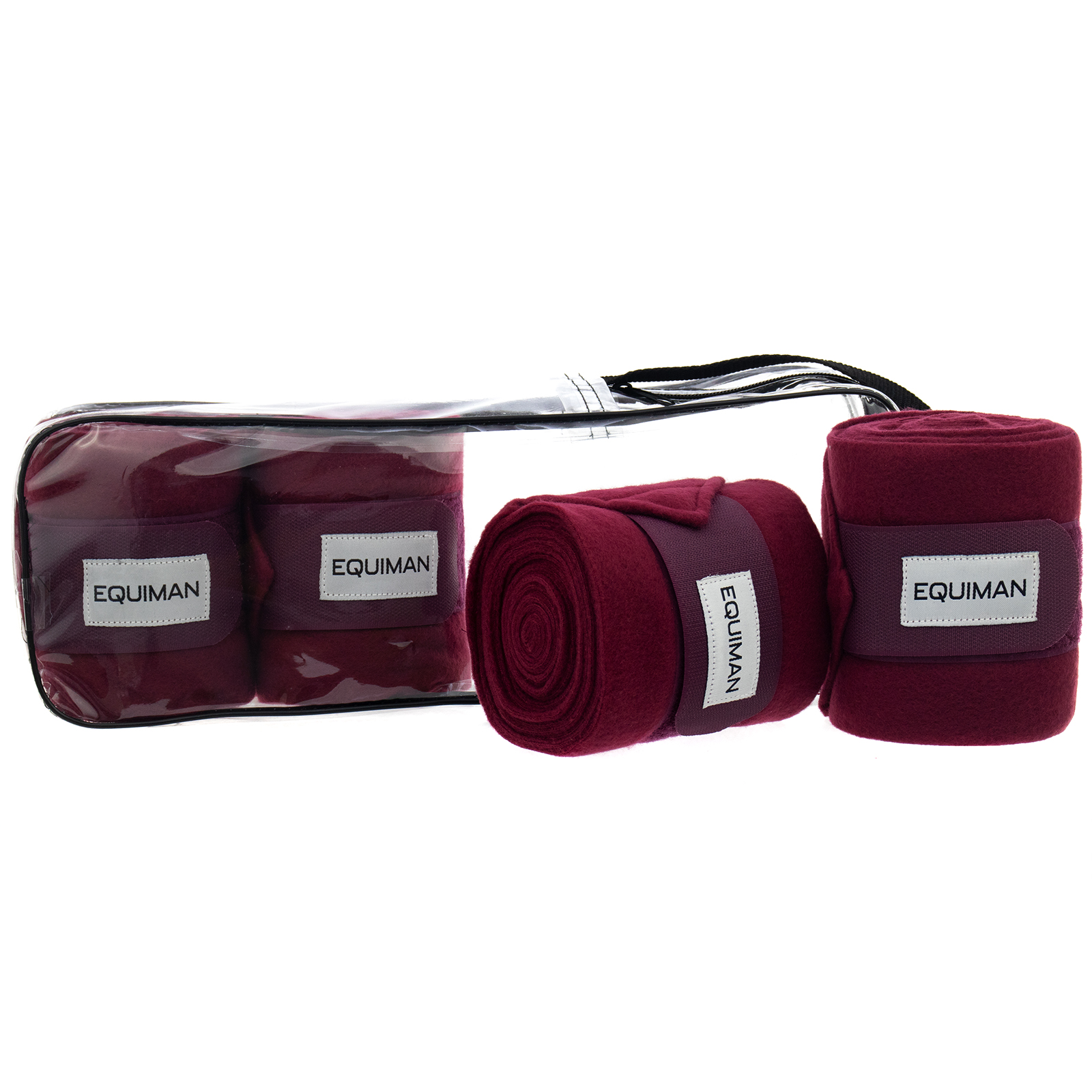 Бинты флисовые с логотипом "EQUIMAN" для лошадей, стан