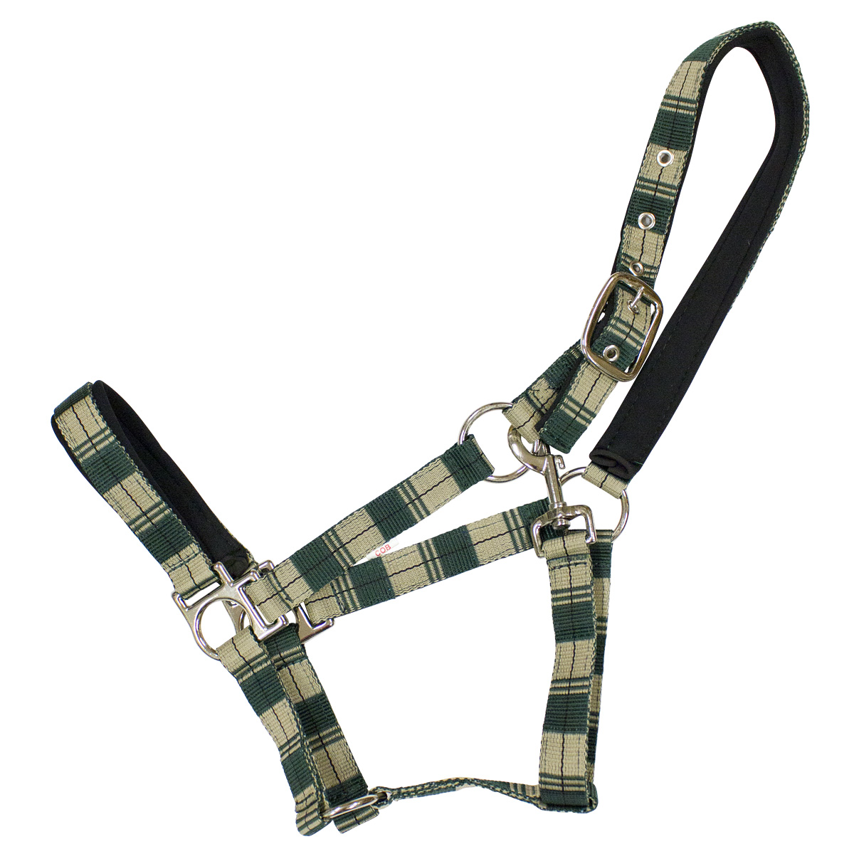 Недоуздок с неопреновой подложкой в клетку "EQUIMAN" Недоуздок с неопреновой подложкой в клетку "EQUIMAN"