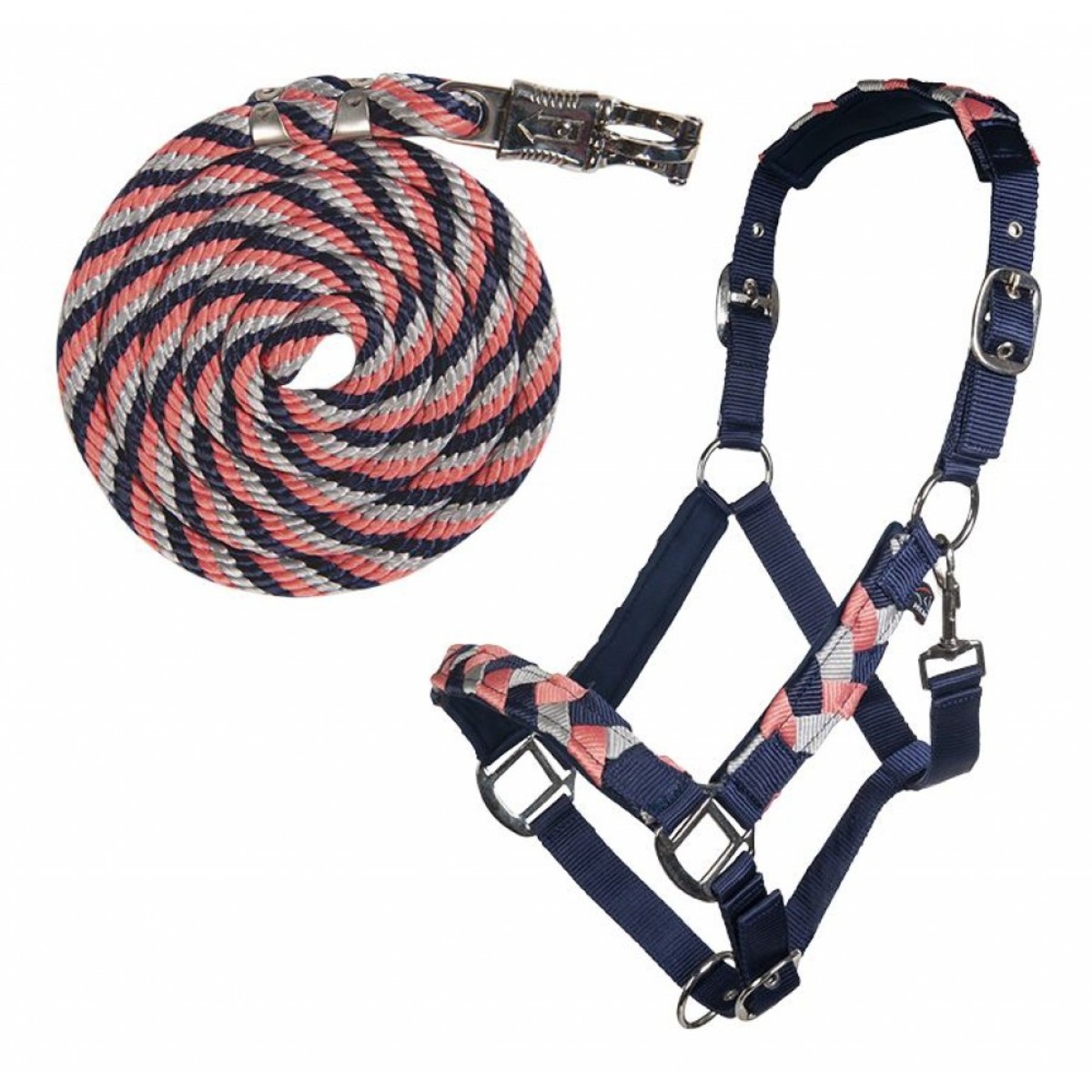 Комплект (недоуздок+чумбур) "HKM Santa Rosa" Комплект (недоуздок+чумбур) "HKM Santa Rosa"