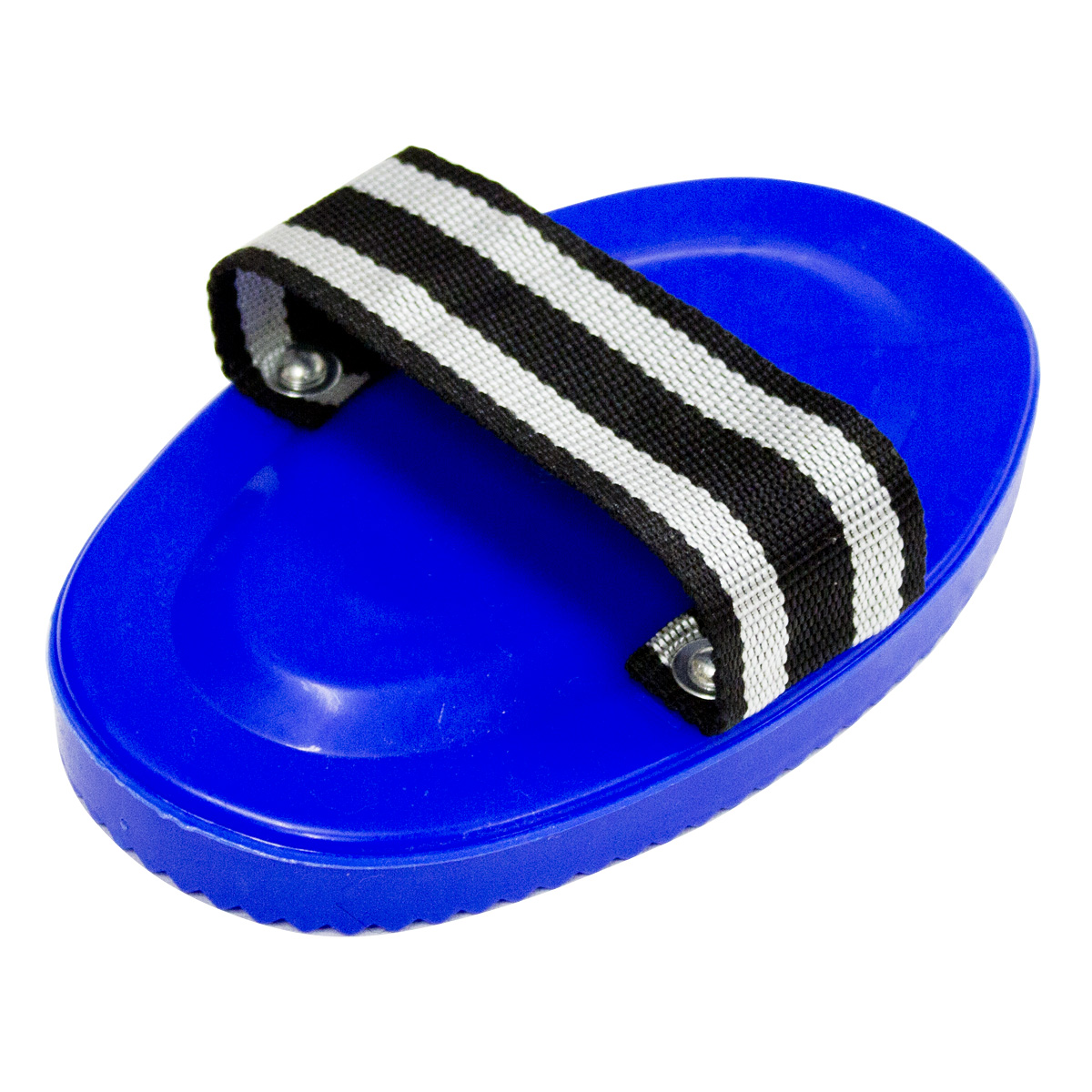 Скребница с ремешком "EQUIMAN" из пластика для лошади Скребница с ремешком "EQUIMAN" из пластика для лошади