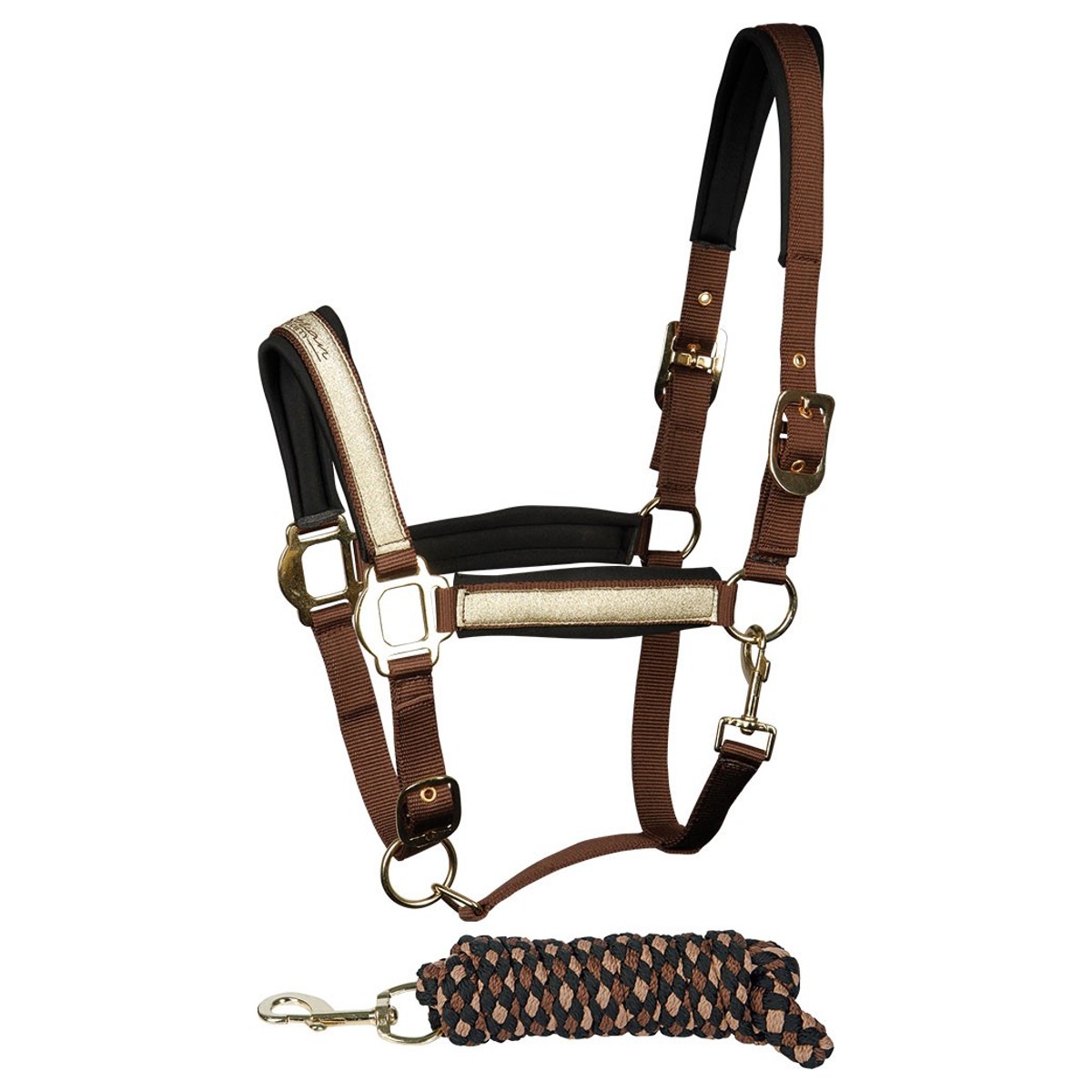 Комплект (недоуздок+чумбур) Glitter Комплект (недоуздок+чумбур) Glitter