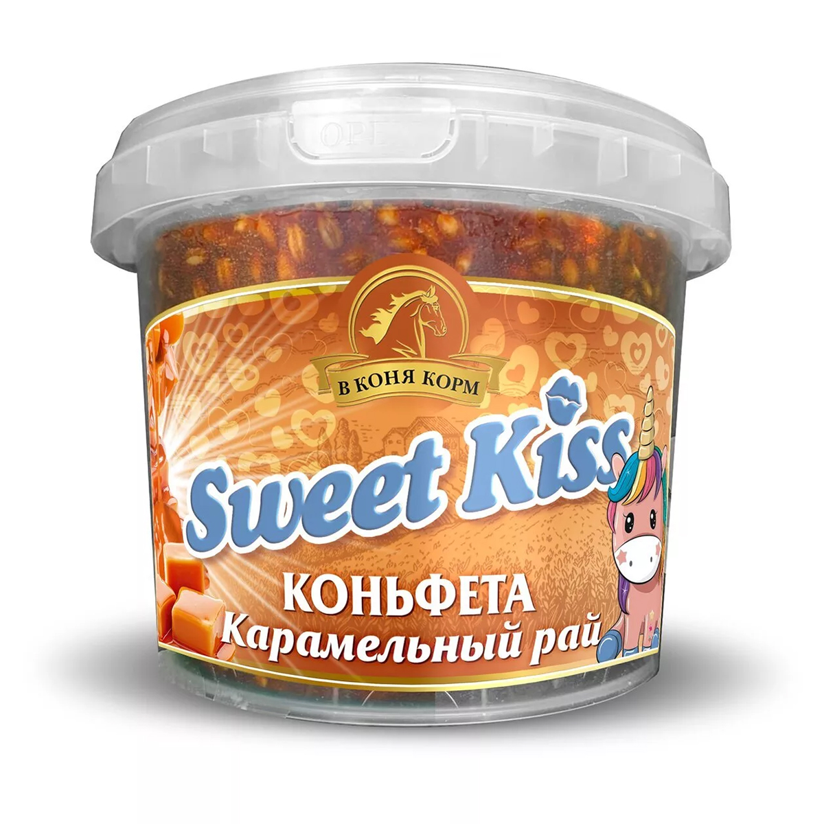 Лакомство для лошади Коньфета Sweet Kiss "Карамельный рай" 1 кг. Лакомство для лошади Коньфета Sweet Kiss "Карамельный рай" 1 кг.
