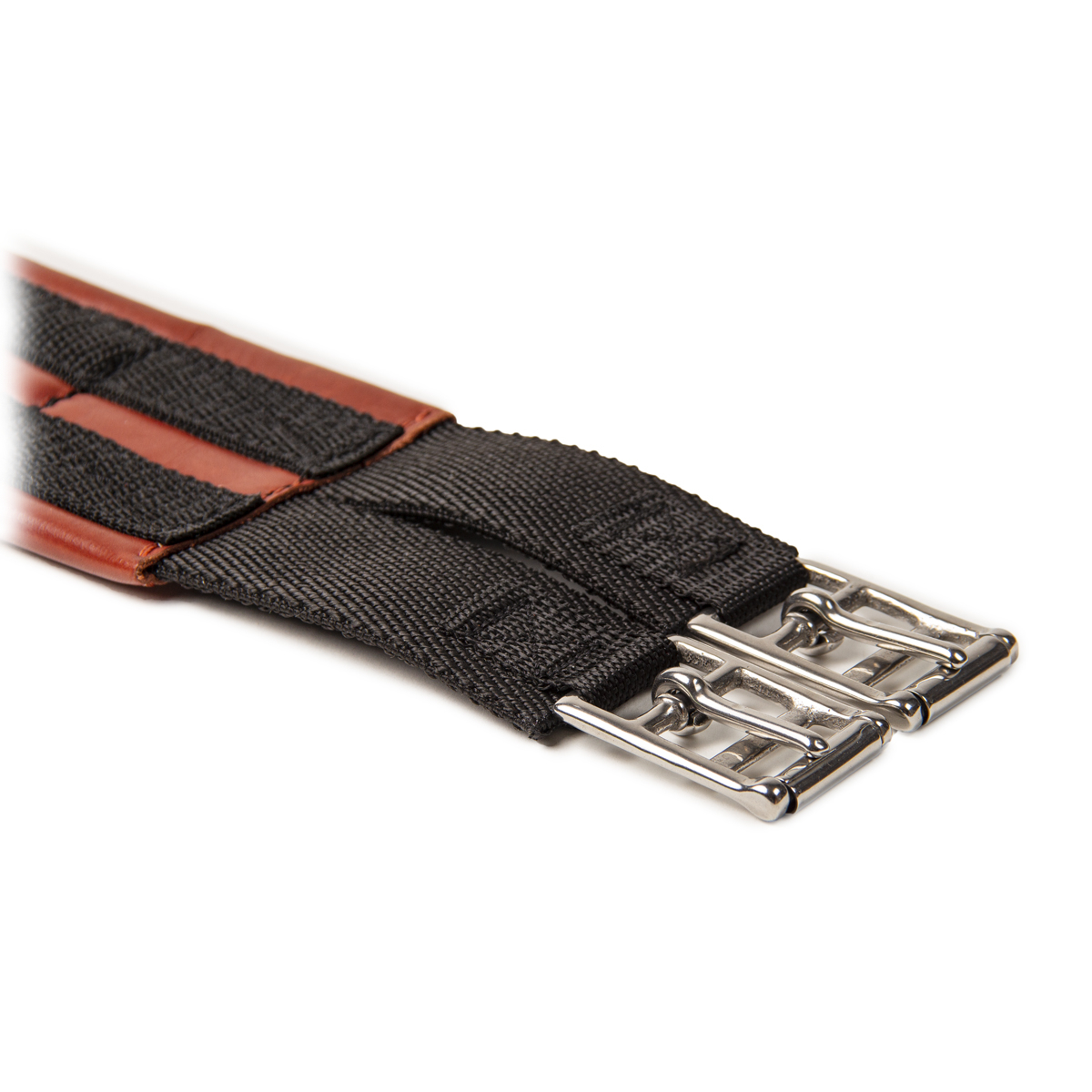 Подпруга кожаная TAYGA с эластичными резинками с одной стороны Подпруга кожаная TAYGA с эластичными резинками с одной стороны