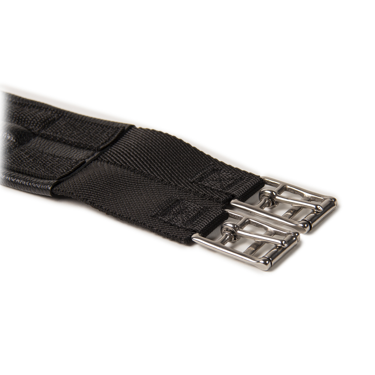 Подпруга кожаная TAYGA с эластичными резинками с одной стороны Подпруга кожаная TAYGA с эластичными резинками с одной стороны