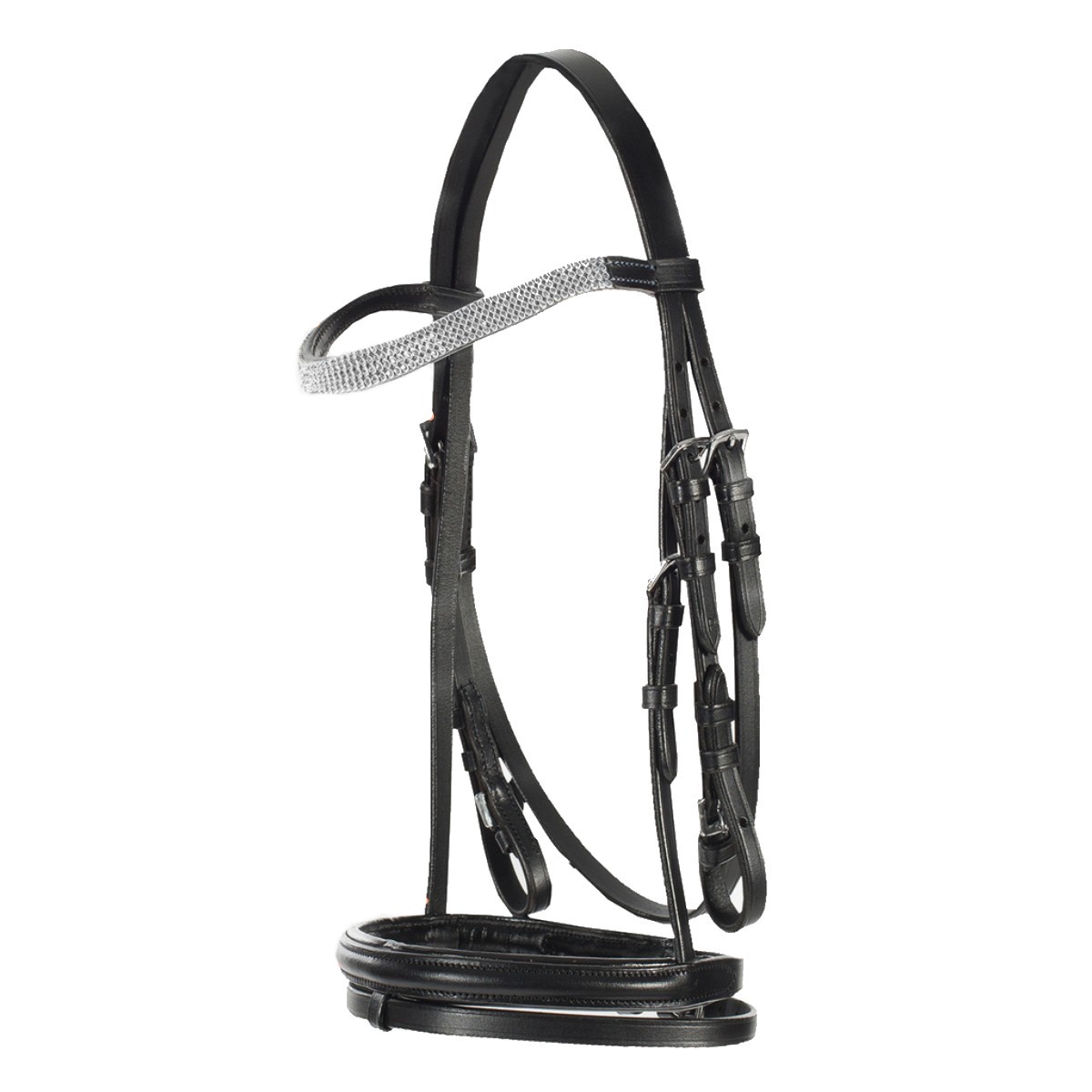 Оголовье трензельное со стразами