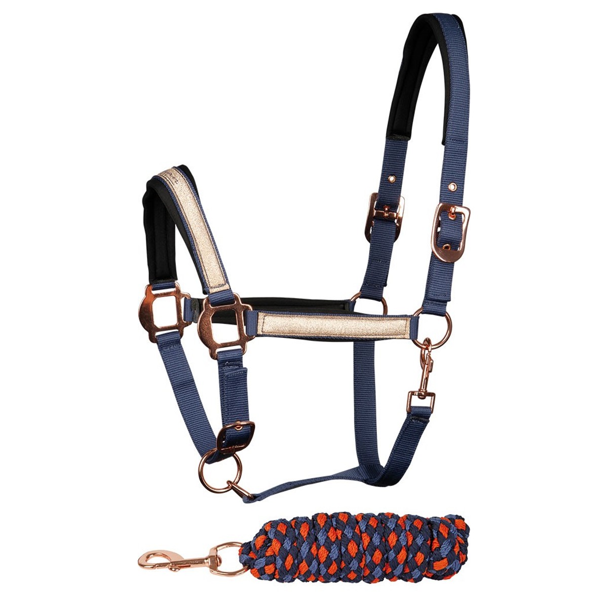 Комплект (недоуздок+чумбур) Glitter Комплект (недоуздок+чумбур) Glitter