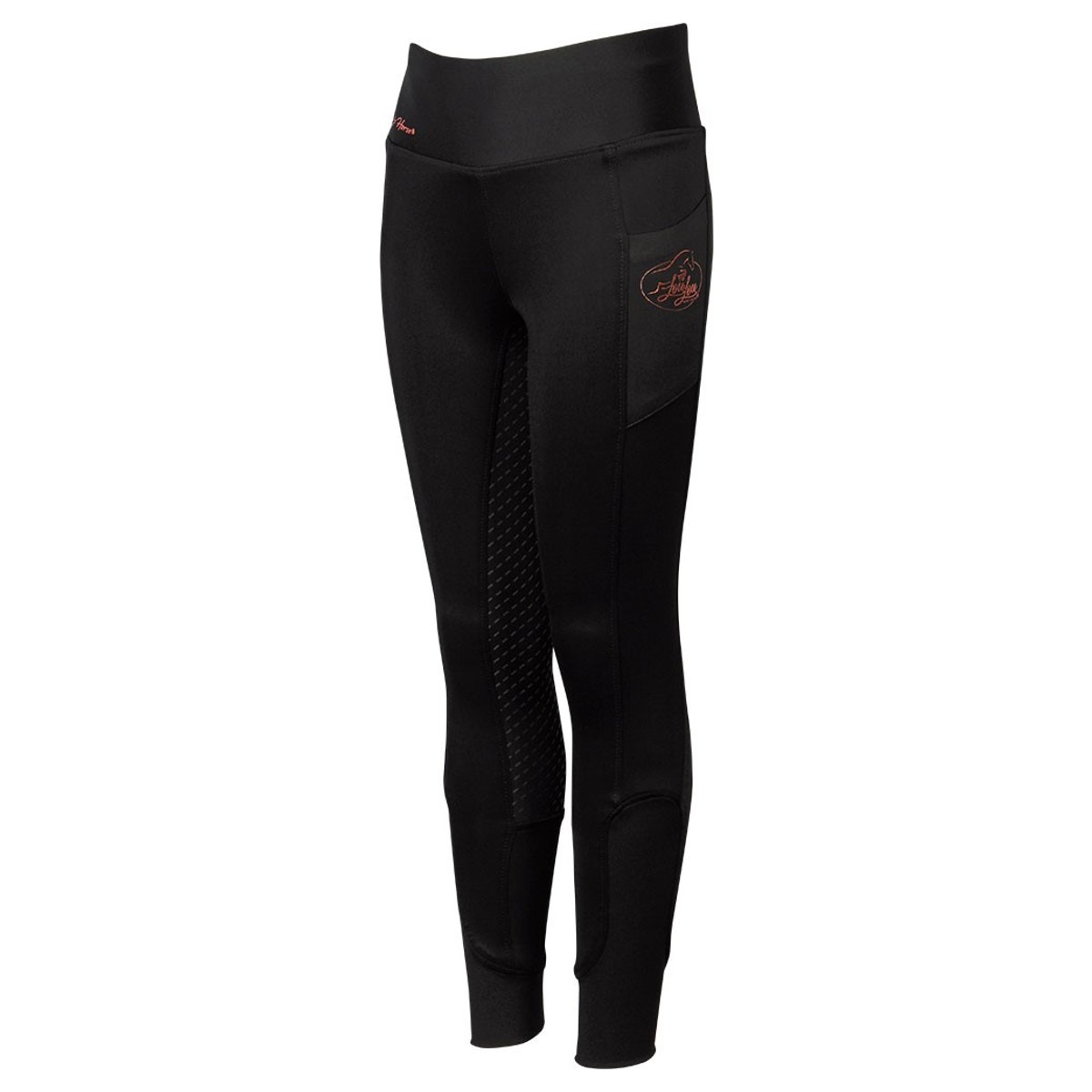 Лосины детские для верховой езды "LouLou" с полной силиконовой леей Лосины детские для верховой езды "LouLou" с полной силиконовой леей