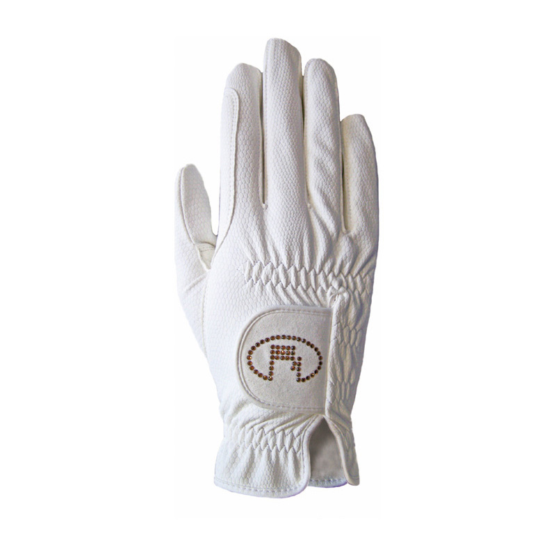 Перчатки летние со стразами "Roeck Lisboal" для верховой езды, пара Перчатки летние со стразами "Roeck Lisboal" для верховой езды, пара